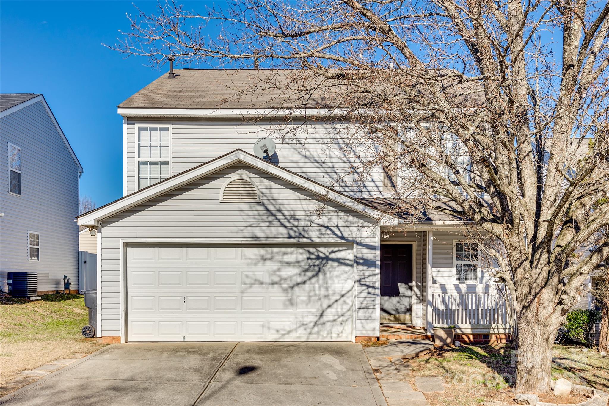 Situated in a quiet cul-de-sac, this beautiful 4-bedroom, 2.5-bath home is one you don't want to miss! From the moment you step inside, soaring ceilings and luxurious LVP flooring set the tone for an inviting, open living space. The updated kitchen is a showstopper, featuring a farmhouse sink, tile backsplash, wine rack, granite countertops, newer stainless steel appliances, and upgraded cabinetry with ample storage. The fully fenced backyard offers privacy and a perfect space for outdoor entertaining or unwinding in peace. Ideally located just minutes from Uptown Charlotte, with quick access to I-77 and I-85, this home provides the perfect balance of suburban serenity and city convenience. Whether you’re commuting, entertaining, or exploring Charlotte’s vibrant attractions, this home checks all the boxes!
