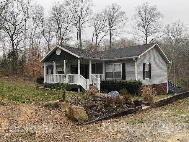 Open floorplan, with 3 bedrooms, 2 bathrooms. Large covered front porch, and rear open deck overlook the 1.27 acres with the stream. Finishing some updates, will be ready to view weekend of the 19th. Available for move in April 1.