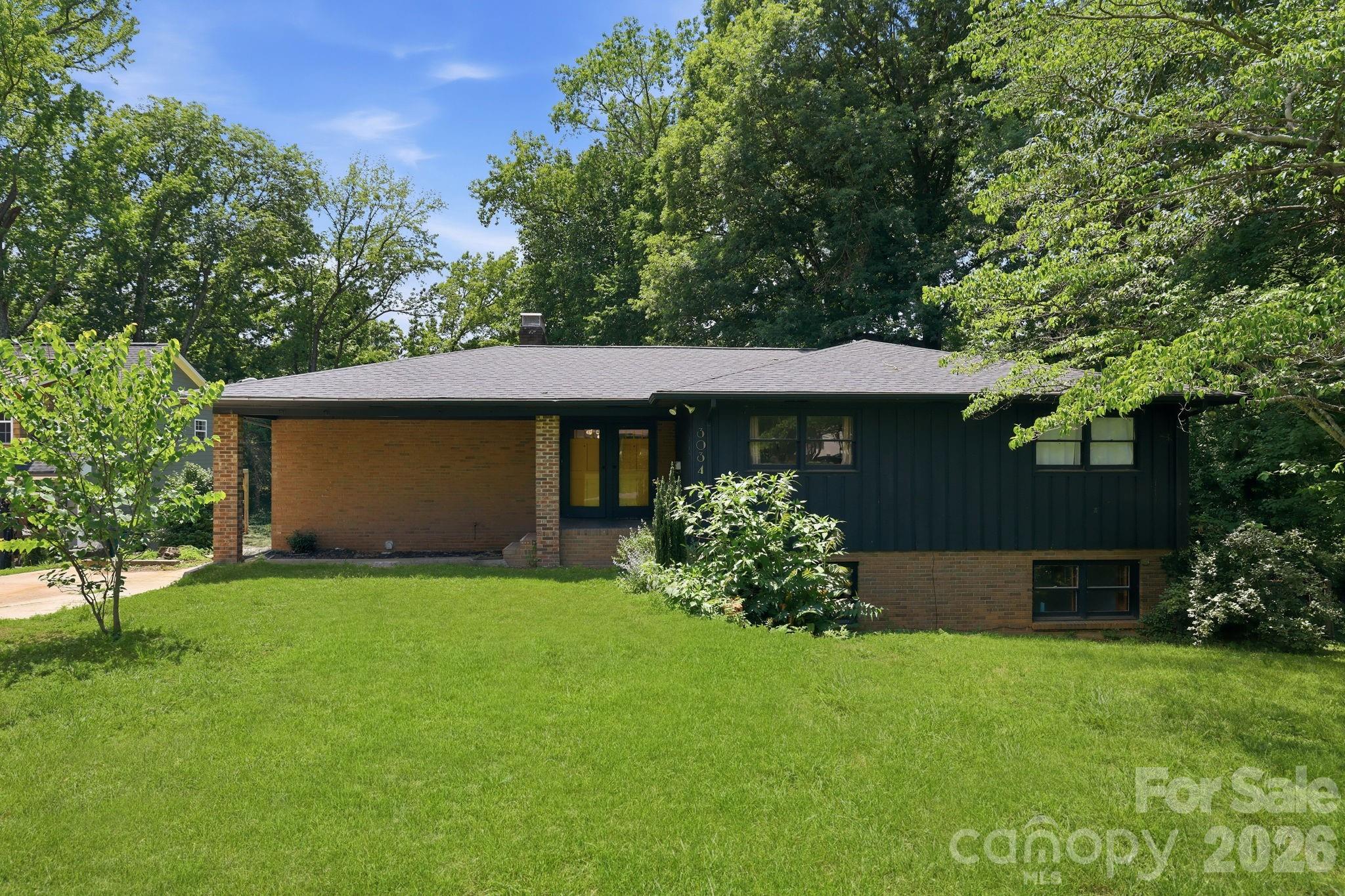 Welcome to this beautifully renovated SouthPark-area gem, perfectly situated on a private, wooded 0.54-acre homesite in one of Charlotte’s most desirable locations. Combining modern updates, flexible living space, and a serene setting, this move-in-ready home offers the best of both convenience and privacy just minutes from SouthPark’s premier shopping, dining, and entertainment. Filled with natural light, the open-concept floor plan creates an inviting atmosphere ideal for both everyday living and entertaining. The stunning renovated kitchen serves as the centerpiece of the home, featuring stylish finishes and seamless flow into the main living areas. Recent improvements include updated flooring, refreshed bathrooms, a new roof installed in 2024, and numerous additional upgrades throughout. A pre-listing inspection has been completed, and an appraisal was completed in May 2026, providing additional confidence for prospective buyers. Please refer to attached feature sheet and disclosure for complete list of seller improvements and renovations. We are currently listed under appraised value!! Some photos are virtually staged to show room usage.