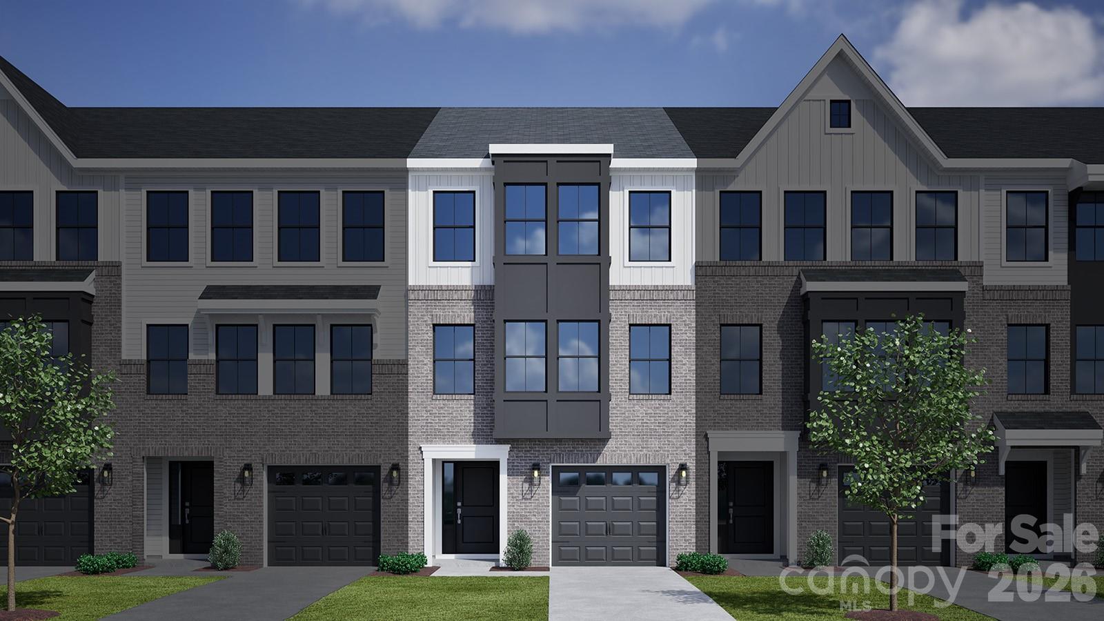 This three-story townhome includes three bedrooms, three-and-one-half bathrooms, and a one-car garage. The porch and garage entrances lead to an optional guest suite on the main level. The garage entrance offers an optional bench and cubby or organizational cabinet. The first flight of stairs leads to the open concept kitchen with optional deck, eat-in area and great room with an optional fireplace. A powder room completes the second floor. The third floor includes the primary suite with dual walk-in closets and an optional boxed ceiling and dual vanities. Down the hall, you will find an optional second primary bedroom and ensuite bathroom. A laundry closet is located just outside of the secondary bedrooms for ultimate convenience.