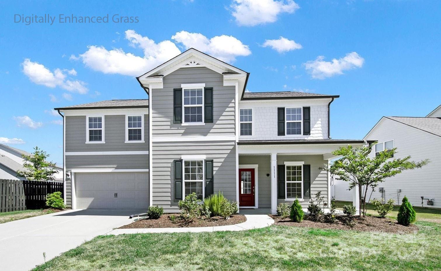 Welcome to your stunning residence in the esteemed McCullough neighborhood! Located 2-minutes from downtown Pineville and 15 minutes from Uptown Charlotte. The home is impeccably maintained, appearing almost brand new. Enjoy the outdoors on the spacious front porch or back patio. Upon entry, you'll notice a dedicated home office. The dining room seamlessly connects to the kitchen via the butler's pantry. The kitchen is a chef’s delight, featuring stainless steel appliances and a large island. The open floor plan is perfect for entertaining. The main floor primary bedroom has an ensuite bathroom that includes both a tub and shower. Upstairs, is a large media room, a bonus room, and three additional bedrooms. The upstairs bathrooms include a jack-and-jill and another full bathroom. The neighborhood offers various amenities such as multiple playgrounds, a clubhouse, a pool, a gym, and tennis courts. Also, it backs up to the greenway and is within the prestigious Fort Mill school district.