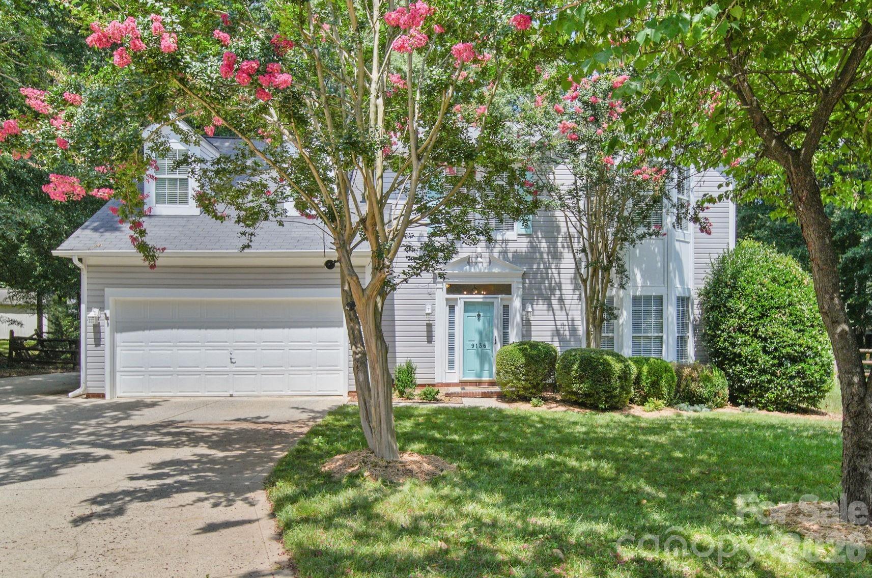Welcome to this spacious, well maintained two-story home in highly desirable Wedgewood North.  It's the perfect blend of comfort and convenience.  Like to swim or play tennis?  This home is within walking distance to the pool and amenities.  It's a convenient location, just minutes to I-485, I-77 and Northlake Mall, shopping and dining.  Step through the front door into the welcoming foyer.  You'll notice the home has both a formal living and dining room. The living room makes a great flex space or home office.  The kitchen with stainless appliances, granite countertops and a stylish backsplash is well positioned to the breakfast area, and flows seamlessly into the two-story family room creating a central gathering space for everyday living or entertainment.  Upstairs you'll find four bedrooms, including a spacious primary suite, an ensuite bath with walk-in closet, dual vanities, garden tub and shower.  Another full bath with recently updated vanity and flooring (1/25) serves the additional bedrooms.  Enjoy outdoor living on the screen porch with Eze Breeze system and adjoining Trex deck. The Eze Breeze system helps block pollen, rain and wind extending its usability through other seasons.  The expansive backyard offers lots of room to spread out or perhaps plant a garden.  All appliances convey (refrigerator, washer/dryer) making for a seamless transition.  The water heater was just replaced (7/26). Sellers are happy to leave the piano and pool table, if it suits the new buyer's needs.  Ask about a two-year, American Home Shield warranty, ($1,650 value) for peace of mind.