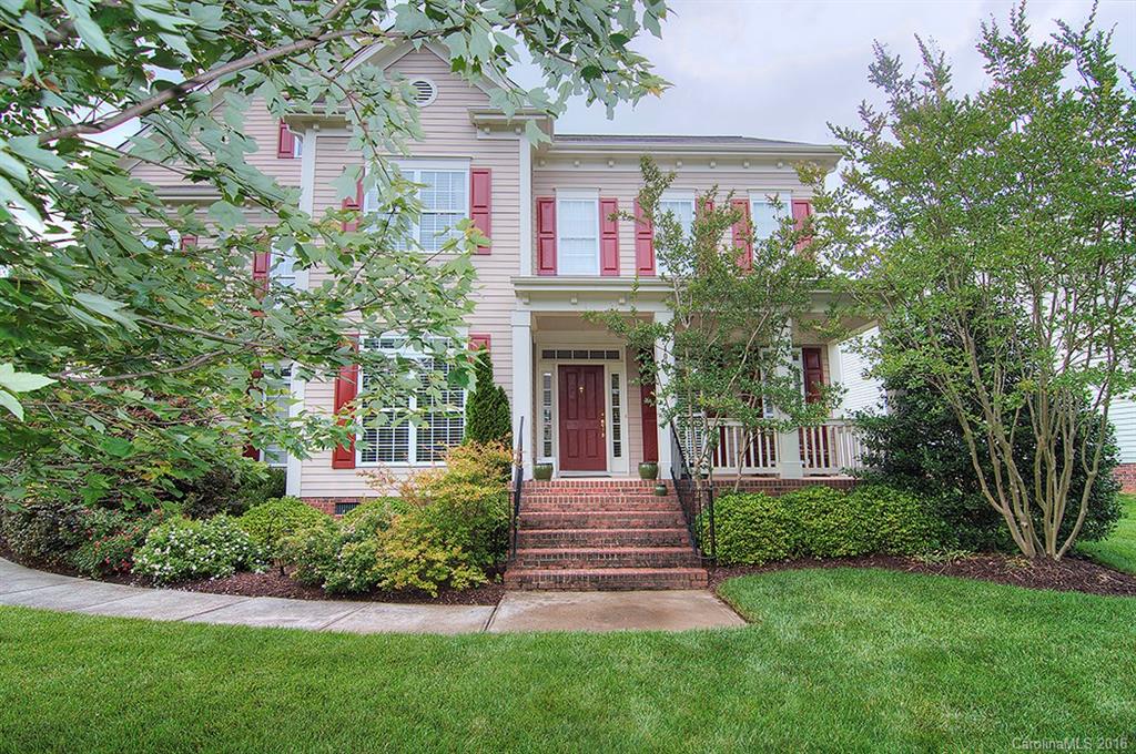 Beautifully maintained home with guest suite on main floor. New HVAC upper level. Kitchen with granite counters, ss appliances, custom backsplash & cabinetry.  Laundry on  main. All appliances to convey. Master bedroom & 3 additional bedrooms - all with generous closet space on upper level. Master bath has double vanities, custom tiled shower w/garden tub and huge walk in closet. Bonus room with endless possibilities. Private backyard. Tega Cay vacation lifestyle. Fort Mill Schools.