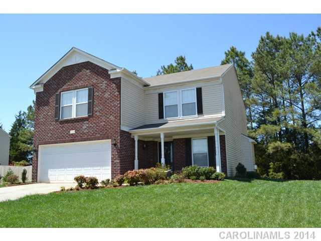 Lovely home with great living space!  Open floor plan with formal dining room, great room with fireplace/gas logs.  Large kitchen and breakfast area.  Laundry room conveniently located upstairs with bedrooms.  Huge landing area makes great bonus room, office or another sitting area.  Church owns property directly behind the home.
