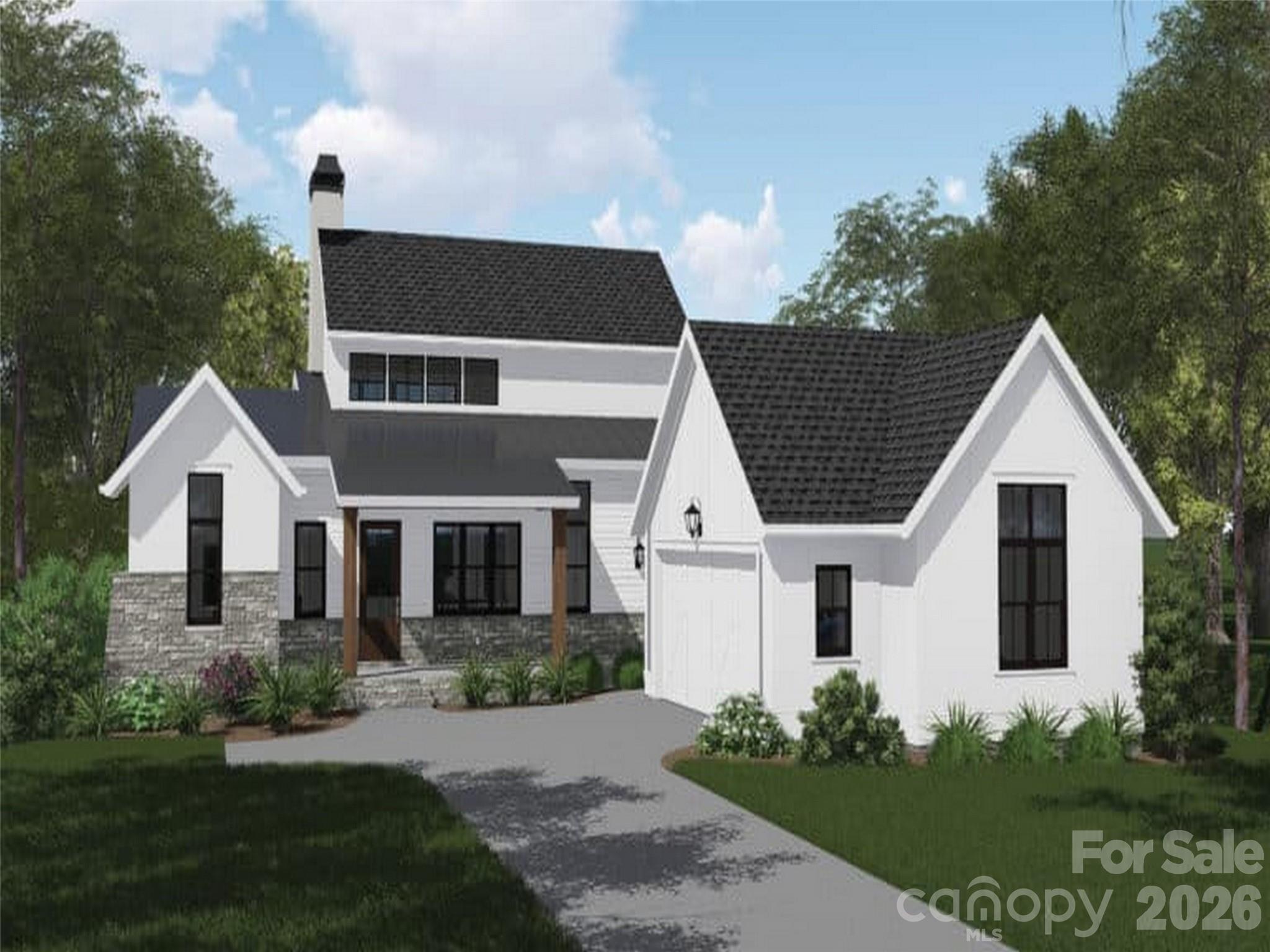 Proposed home, The Deerfield plan from AR Homes offers a just right sized home totaling 2490 square feet on two levels.  Main level living includes a gracious primary suite, laundry, vaulted great room and multiple porches to expand the living space.  Elegant GE Profile appliance package enhances the gourmet kitchen.  Long range views this lot offers will be the highlight of living at 3300 feet in elevation!  HOW TO MAKE THIS YOURS:  Purchase the lot (MLS 4232533) separately, then enter into a build contract with AR HOMES after finding the exact plan that best fits your lifestyle.  Final pricing depends upon plan and selections chosen.  You can also purchase the lot and bring your own builder.  5 br septic on file!