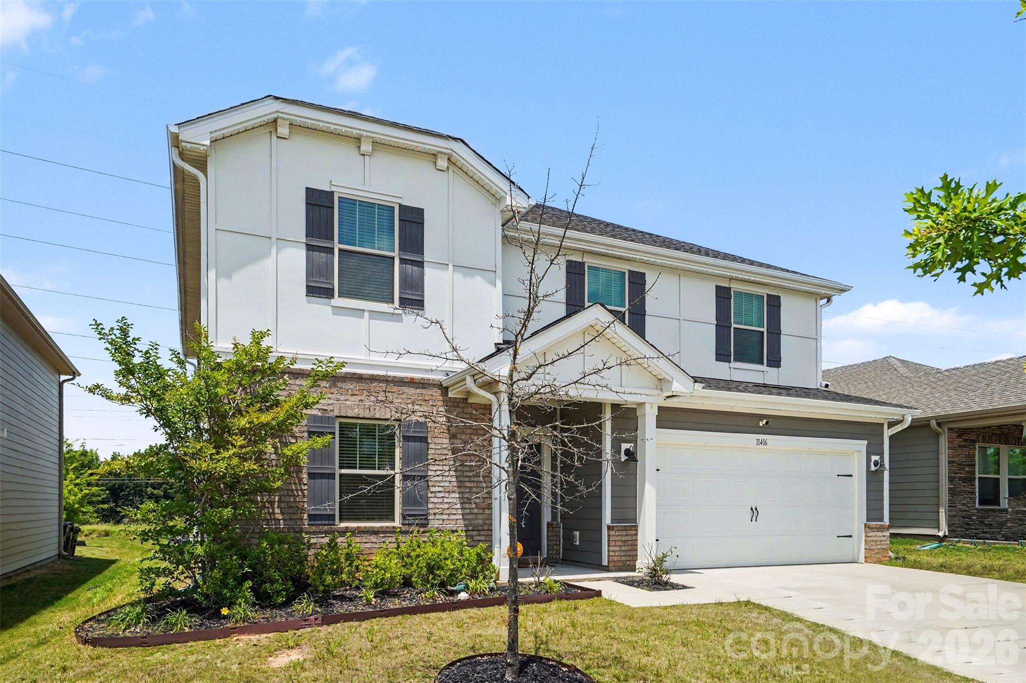 Seller is offering a $5,000 concession at closing with an acceptable offer, providing added value and flexibility for buyers. Welcome to Stoneybrook Station in desirable Huntersville! This beautifully maintained home offers the perfect blend of comfort, style, and convenience. Built in 2021, this spacious 5-bedroom, 3 full bathroom home features a thoughtfully designed open floor plan ideal for both everyday living and entertaining. The main level features a highly sought-after guest bedroom near a full bathroom, as well as a functional mudroom for added convenience. Enjoy a bright and inviting living area that flows seamlessly into a well-appointed kitchen featuring ample cabinetry, generous counter space, engineered hardwood floors, quartz counter tops with white cabinets, a white herringbone backsplash, and an island, perfect for meal prep, casual dining, and gathering. Upstairs, you’ll find carpet in the loft area, a bonus room, additional spacious bedrooms, including a primary suite with a walk-in closet and a private bath featuring double vanities with tile floors, designed for comfort and relaxation. Step outside to a private backyard with a patio, perfect for gatherings, morning coffee, or unwinding after a long day.  The home also features an exterior lighting upgrade of $3,000, overhead storage racks in the garage, and a beautiful painter's wall upon the entrance of the home.  The covered front entrance adds to the home’s charming curb appeal and provides the perfect spot from the rain. The home also features a 2-car garage, offering ample storage and parking.
Located in a desirable community, residents enjoy neighborhood amenities such as community pools, playgrounds, picnic pavilion, clubhouse, parks, and more. A prime location just minutes from downtown Huntersville, shopping, dining, and major highways.  This home is truly a must-see. Schedule your showing today and experience all that Stoneybrook Station living has to offer!