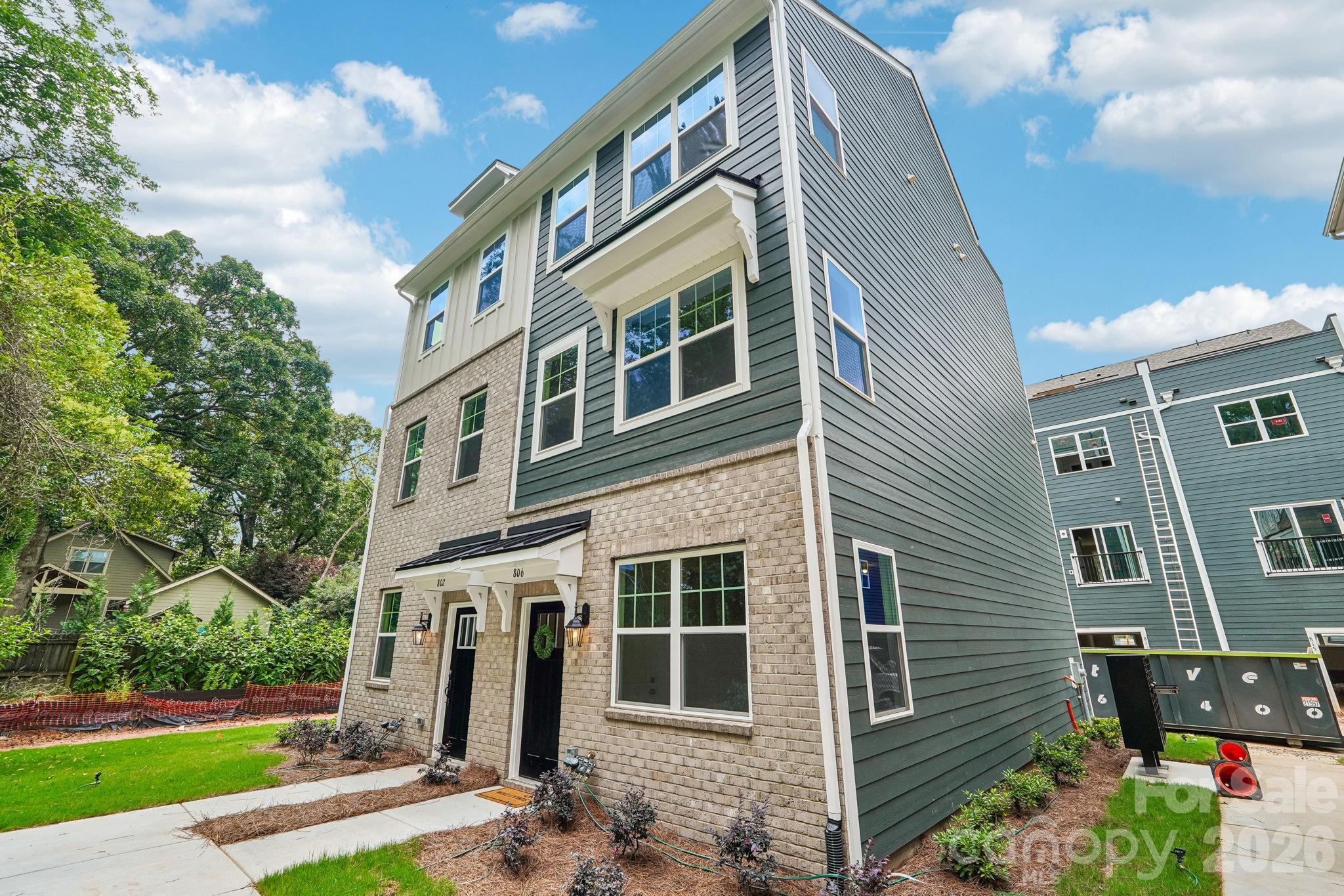 Introducing Anderson Street Townhomes, a new townhome community in Charlotte. This small community offers four-story townhomes with 1,349sq. ft. 3 bedrooms, 2.5 baths and 2 car garage. The 4th floor offers a loft with a closet that can be used as a 3rd bedroom or office space as well. This convenient location offers easy access to anywhere you want to be in Charlotte.  

As you step inside, you'll immediately notice the attention to detail and high-quality finishes throughout. The kitchen boasts beautiful birch cabinets with crown molding, quartz countertops with tile backsplash, and stainless-steel appliances. The open floorplan designs are perfect for entertaining and the exterior schemes and elevations of our homes were carefully designed to create a beautiful streetscape that you'll be proud to call home.

Homes in this neighborhood will come equipped with smart home technology, allowing you to easily control your home. With a video doorbell, garage door control, lighting ,door lock, thermostat and voice that are all controlled through one convenient app. Whether it's adjusting the temperature or turning on the lights, convenience is at your fingertips.

With these great townhome floorplans, modern features and convenient location just minutes from all that Charlotte has to offer, Anderson Street Townhomes is truly a gem. Don't miss out on the opportunity to make it your own.