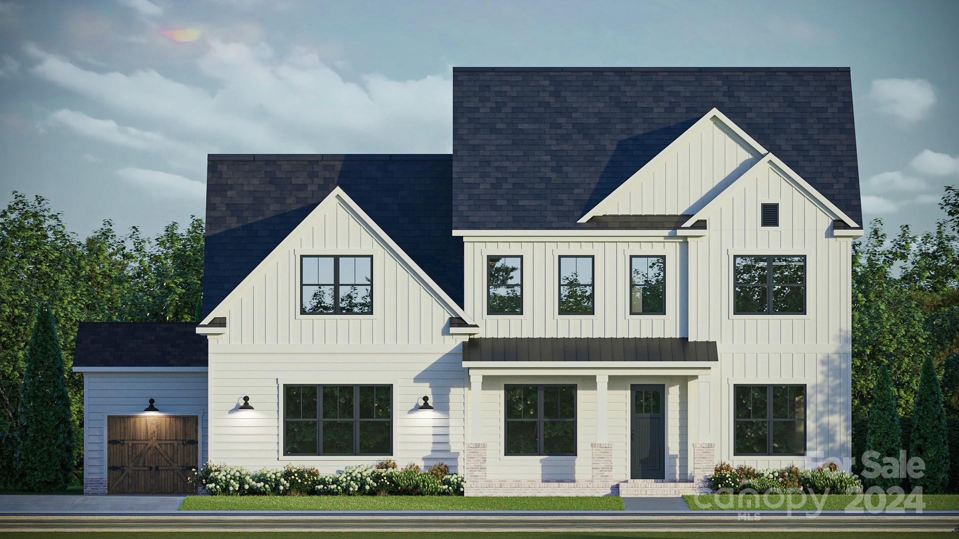 Modern Farmhouse Luxury Home at Bretagne in Fort Mill!  Great location, low taxes, with convenience to schools, shopping, and restaurants - close to Ballantyne and just 30 mins to Uptown Charlotte! The Hampton offers 4000+SF and unsurpassed amenities! Spacious main level primary suite & luxe bath with designer tile, freestanding tub, large shower, double vanity, water closet & a huge walk-in closet!  Gourmet KT with 48" double oven gas range, quartz counters, oversized island, walk-in pantry; great rm with fireplace & panoramic 12' sliding glass doors lead to covered porch; custom stairs, study, guest suite, drop zone and laundry complete the main level.  Upstairs, find 2 add'l bedrooms, 2 baths, plus storage, bonus room & flex room that could be your media room/fitness room/playroom.  Designer features thru-out - coffered ceilings, accent walls, LVP flooring & 10' ceilings w/8' doors on main level, craftsman style moldings, quartz counters in baths, upgraded lighting, plus much more!