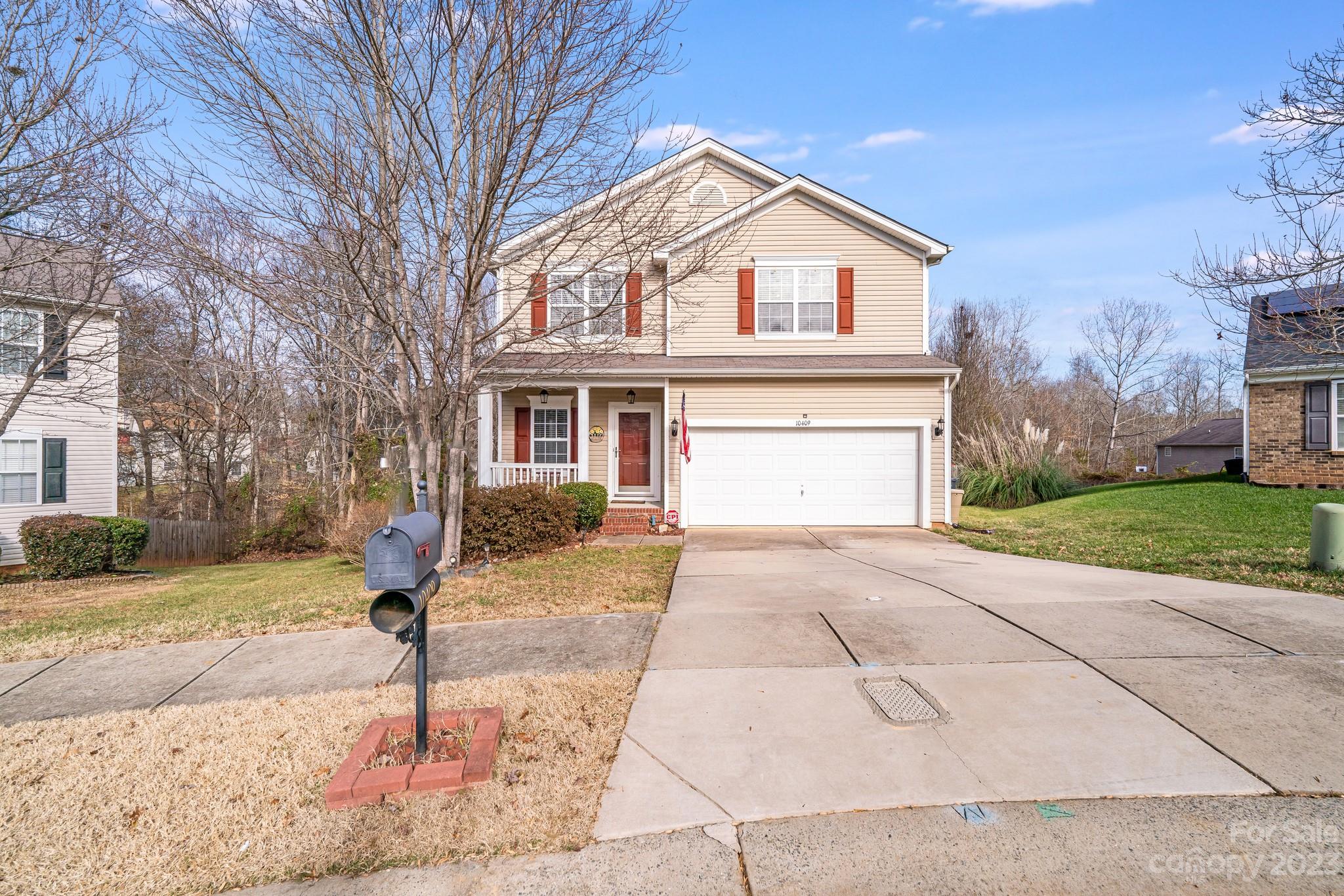 Come see this Beautiful 3 bedroom 2.5 bath home in the highly desirable Moores Chapel neighborhood. This home is one of the largest in the neighborhood sitting on over a half acre. Freshly painted main floor has an open-concept floor plan with 9ft ceilings and a spacious kitchen with 42in cabinets. The primary bedroom features dual vanities and a large garden tub with walk-in closet. Upstairs you will also find a loft with two bedrooms and a full guest bathroom. Outside you can relax on the covered front porch or on the back deck. The wooded private fenced in backyard is perfect for playing, relaxing or entertaining. The home is also equipped with plenty of storage in the utility shed and large walk-in crawl underneath. New water heater. Easy access to I-485 & I-85. Take a trip to the Whitewater Center for hiking & outdoor activities, Charlotte Premium Outlets or the newly developed Riverbend shopping and dining pavilion. Conveniently located minutes from Charlotte Airport & uptown!