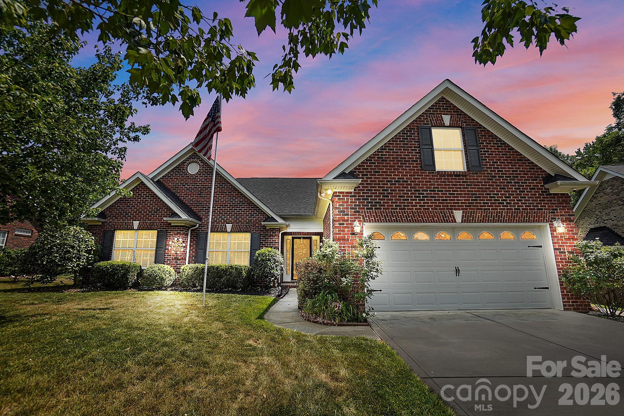 Discover this beautifully updated full brick home in the sought-after Bethel Glen community! Situated on a lot with no neighbors directly behind the home, offers both privacy and convenience in one of Midland’s most desirable locations.
This spacious home is one of the larger floor plans in the neighborhood and features an oversized family room with a cozy fireplace, an updated kitchen with breakfast area, a large dining room, and a relaxing heated and cooled sunroom perfect for year-round enjoyment. Step outside to the screened porch overlooking the private backyard and concrete patio—ideal for entertaining or simply unwinding after a long day. An outdoor storage building adds even more functionality.
Major updates include a new roof in 2021, new furnace and central air in 2023, new water heater, and kitchen updates that make this home move-in ready.
Enjoy being just a short walk from Rob Wallace Park and conveniently located near I-485, shopping, restaurants, and all that the Midland area has to offer. This is the perfect blend of comfort, space, and location!