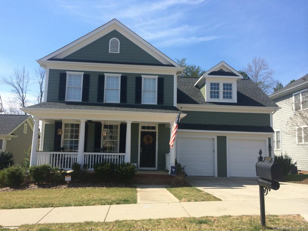 Great value in desirable Baxter Village. Backs to woods and right across from large pocket park! Very open floor plan, hardwoods throughout first floor, spacious kitchen with granite and stainless appliances. Computer/desk area upstairs in hallway. 4th Bedroom or Bonus room. Huge master with wainscoting. Lots of crown molding. Walk in crawl space with workshop area under house. Fenced yard with irrigation. Front porch has gate. Don't miss out on this great deal!
