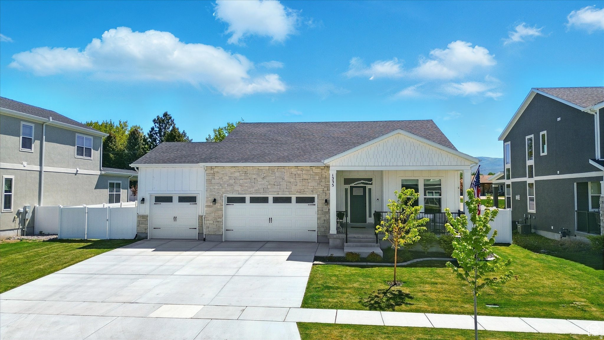 Better Than New and Move-In Ready!   Upgraded 4 bdrm/3 bth Hamlet Home in scenic Heber City.  Priced below builder's cost, this home features over $100K in improvements - including fully landscaped and fenced backyard with a covered patio and gas grill for year-round enjoyment.  Expansive space with vaulted and 9' ceilings allowing for abundant natural light throughout the home.  The gourmet kitchen features Carrara quartz countertops, a gas stove, stainless steel appliances, and a large walk-in pantry.  Everything you need is on the main level, including a large primary suite with a spacious and elegant en-suite bath and walk-in closet.  A second main-level bdrm can serve as a guest room or office, and the laundry room is conveniently located off the OVERSIZED 3-Car Garage!  The lower level offers an additional 2 bdrms, a full-sized bath, a generous bonus room, and ample storage space for seasonal gear.  Enjoy peaceful mountain living just minutes from Deer Creek Reservoir, with no backyard neighbors and breathtaking views.  Heber City is one of Utah's safest and most picturesque mountain communities - offering year-round recreation, from skiing and hiking to paddle boarding, boating and fishing.  Easy access to Park City and Salt Lake City.