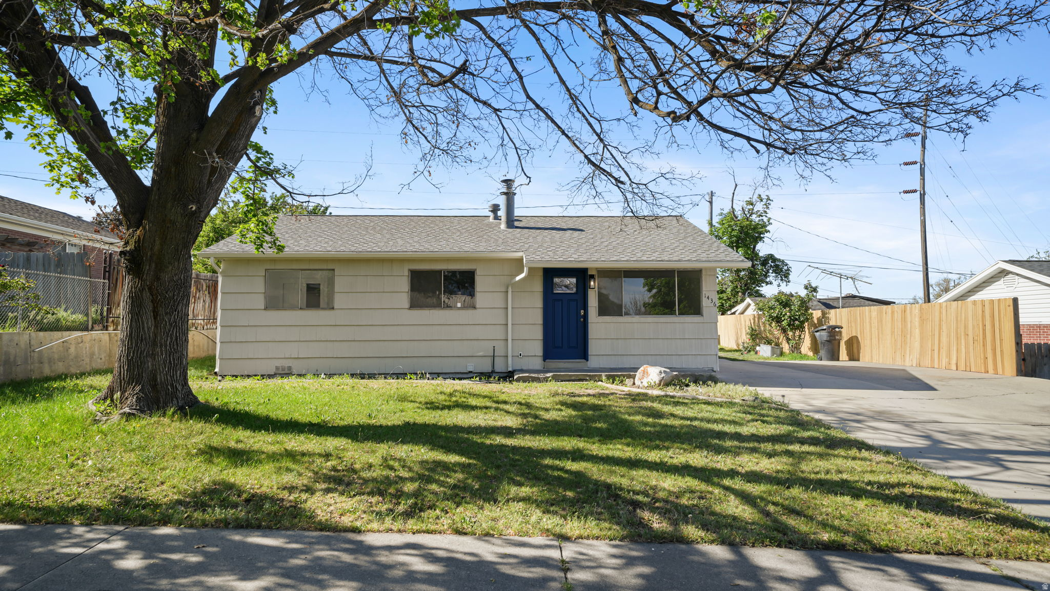 Less than 5 minutes driving from BYU is the perfect place in Provo. Family-friendly and quiet neighborhood ideal for home or investment property. This lovely home has a legal rental basement that may bring $1,300/per month or more, so you can cut your mortgage in half. Home is fully renovated: new kitchen, bathrooms, flooring, countertops, carpets, etc. Main floor has 3 beds/1 bath with full kitchen, living, laundry and private entrance. Basement has 1bed/1bath with full kitchen, living, laundry room and separate entrance. Outside: shed tool that is county records may become a potential ADU (buyer to verify with Provo City) and amply RV parking.