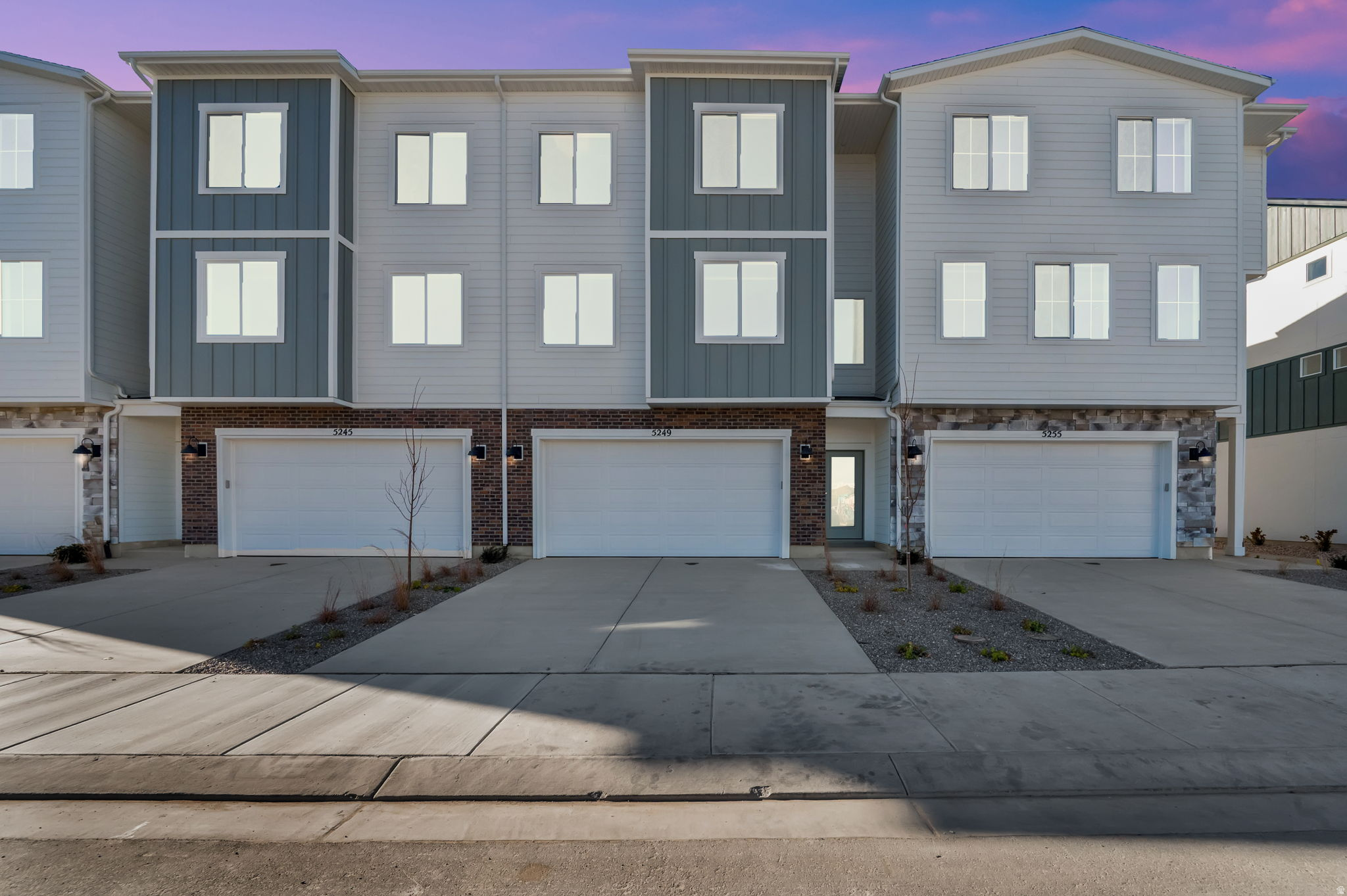 ONLY 1 Remaining Townhome - Brand New Home - MOVE IN READY! With massive garage space and huge open living space! This move-in-ready, three-story townhome features a two-car tandem garage that can fit up to four cars. It boasts a wideopen living space with abundant room and beautiful finishes. The home includes 3 bedrooms, with the owner's suite featuring a three-quarter bath and walk-in closet. Laundry facilities are all on the top floor, and the entire home receives so much natural light. Built with Bamcore's innovative bamboo/eucalyptus/wood hybrid system, the home delivers enhanced insulation for soundproofing, sustainability, and energy efficiency. Learn more about Bamcore's benefits at www.bamcore.com. The Brylee Farms HOA offers a host of amenities, including a pool, clubhouse, basketball courts, parks, pavillion, and pickleball courts. Contact me today for details on other available townhomes. Builder structural warranty included! *Pictures may be of similar units and not subject property* ENTER BASEMENT AND BACKYARD THROUGH GARAGE* Buyer to verify ALL information provided, listed on the MLS and marketing information... information is not guaranteed. Square footage figures are provided as a courtesy estimate only and were obtained from building plans. Buyer is advised to obtain an independent measurement. Square footage figures are provided as a courtesy estimate only and were obtained from building plans. Buyer is advised to obtain an independent measurement.