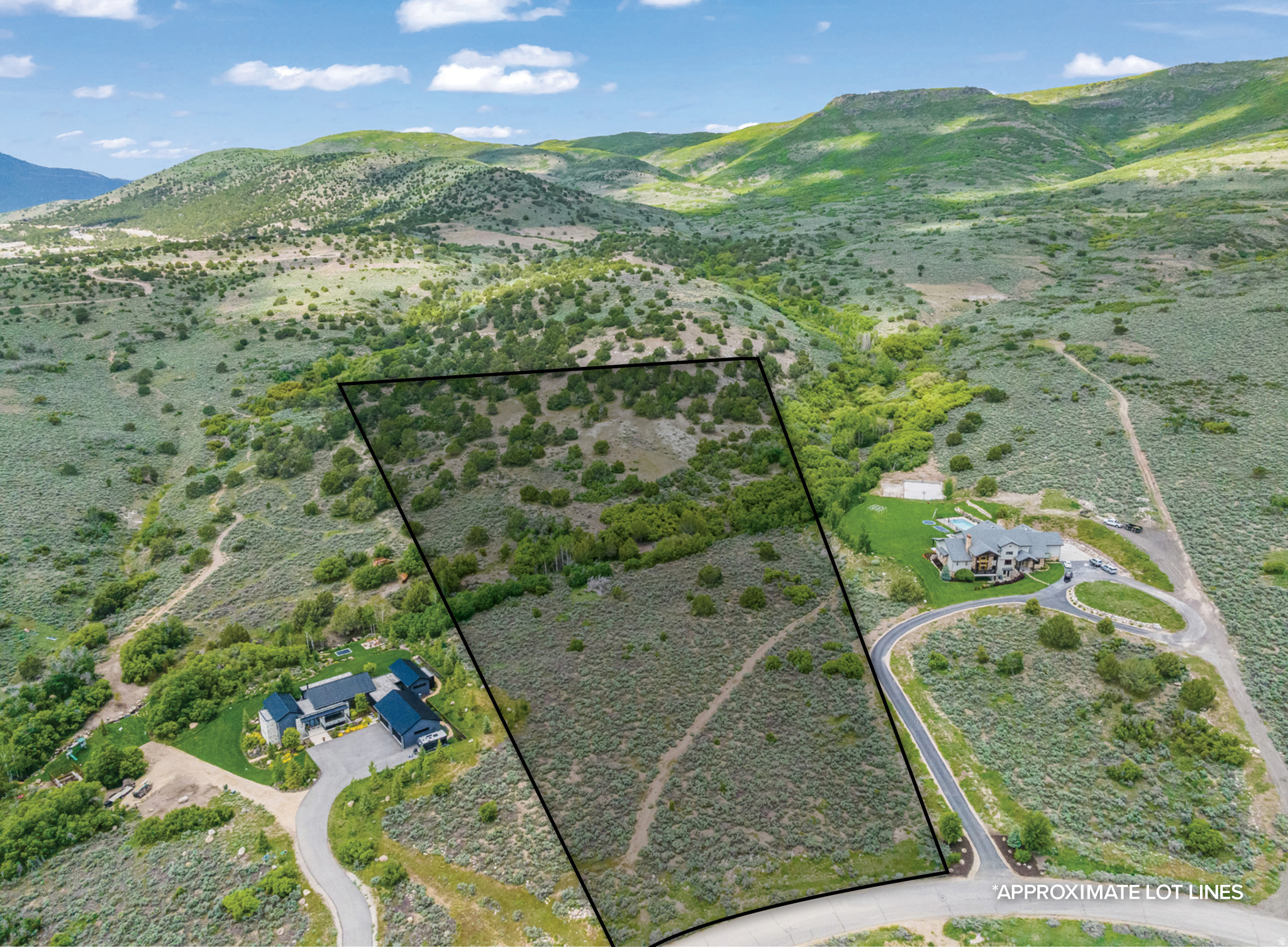 This exceptional homesite sits upon 8.96 Acres within the gated community of Greenerhills in Heber City, Utah. The property is surrounded by mountain views combined with immense privacy and easy access to the calming sounds and soothing atmosphere of the year-round stream right in your backyard. The tranquility of this almost 9-acre lot creates the ideal setting for those seeking a property that truly allows for their love of the outdoors. This property is in an ideal location with easy access to Midway, downtown Heber, Wasatch State Park, and Deer Creek and Jordanelle Reservoirs. World-class skiing, blue-ribbon fly fishing, championship golf, water sports, gourmet dining, fantastic shopping and endless entertainment options are all within your reach. Enjoy the mountain lifestyle with recreational activities such as snowmobiling, hiking, biking, hunting and horseback riding. You are less than 25 minutes to Park City, 35 minutes to Provo and one hour to Salt Lake International Airport.