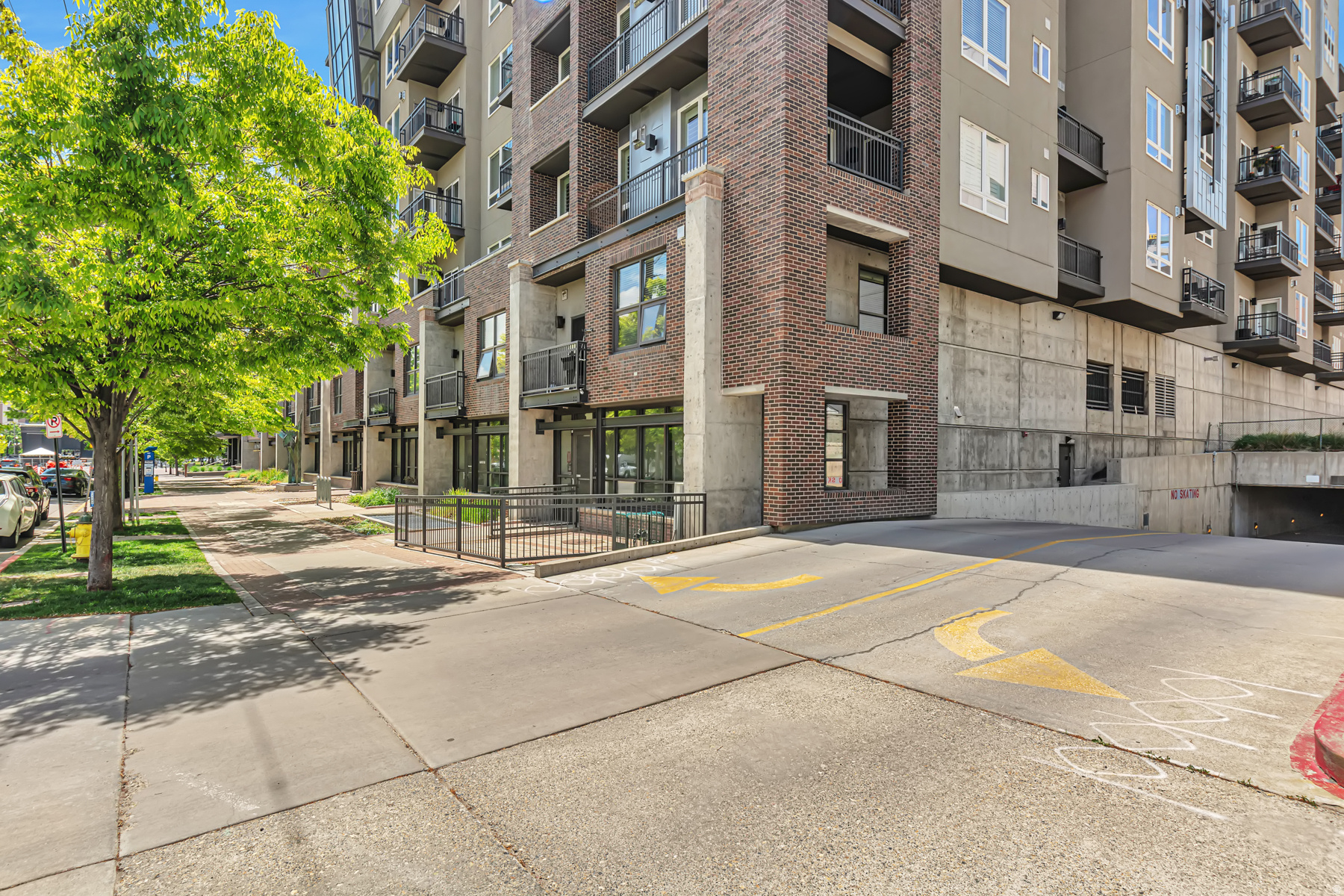 Rarely available 1,263 sq. ft. corner unit in the heart of downtown! Exterior remodeled in 2023 and interior updated in 2020. This spacious second-floor condo features generously sized bedrooms, including a large Primary Bedroom measuring 12.5 x 18 feet. Corner location offers added privacy and natural light. Convenient walk-in access directly from your garage parking space-ideal for easy entry and grocery trips. Prime central downtown location close to the city library, train tracks, shopping, restaurants, and more. HOA includes water, sewer, gas, trash, snow removal, and landscaping. Pets allowed! Rental permitted (15% cap). No short-term rentals; 6-month minimum lease required. Currently occupied. Shown by appointment only with 34 hours advance notice. Serious buyers only