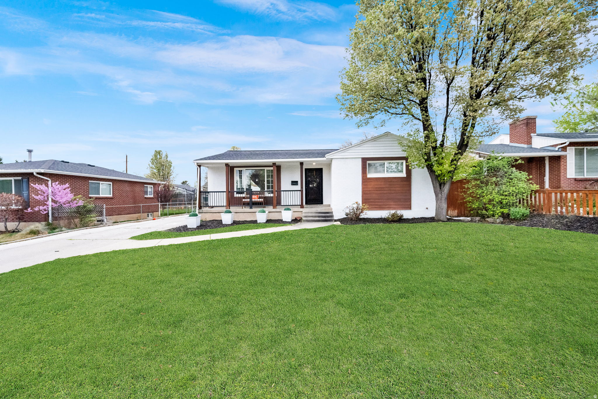 This remodeled home has been very well taken care of and is move-in ready. The electrical and plumbing have been updated, the roof was replaced in 2025 and the AC and furnace are newer as well. Inside, you'll find a lot of natural light and a layout that offers 5 bedrooms, giving you flexibility for family, guests or a home office. The detached garage adds extra space for parking, storage or a workshop. Located in a prime Holladay location, this home offers both updates and location in one package. SCHEDULE YOUR SHOWING!!