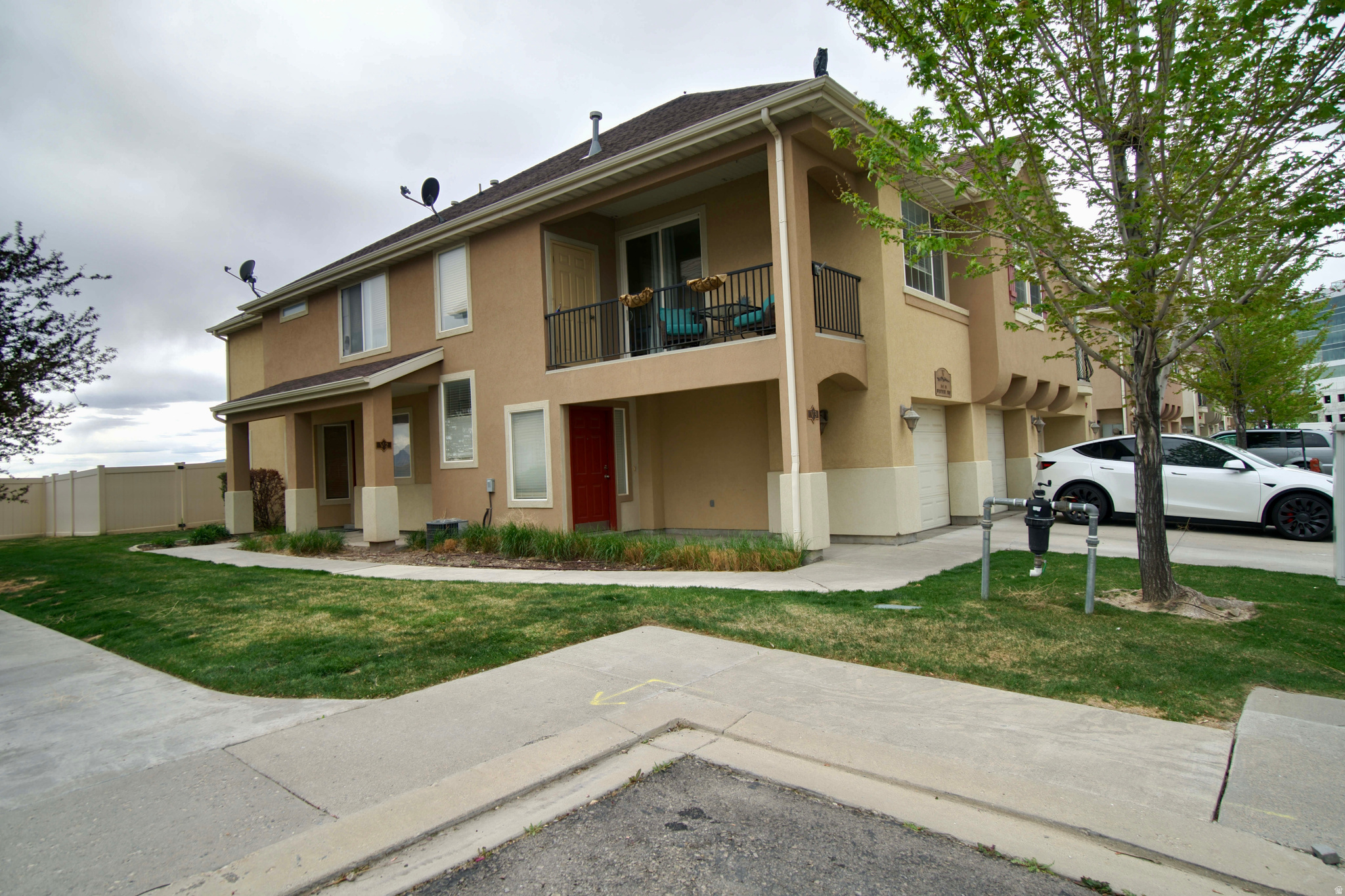 Welcome to this well appointed condo in the heart of Lehi, right in the middle of Silicon Slopes where location actually matters. Step out onto your private balcony and take in sweeping views of the Wasatch Mountains, perfect for a quiet morning or winding down at the end of the day. Inside, the layout just works. New flooring installed just four years ago gives the space a clean, updated feel without the hassle of immediate upgrades. The primary suite stands out. The bathroom is oversized and thoughtfully designed with dual sinks, two closets, a private toilet room, and both a separate tub and shower. There is plenty of space to spread out without stepping on each other's toes. The HOA includes access to a pool and workout room, adding real lifestyle value without leaving the community. Location ties it all together. You are minutes from tech hubs, shopping, dining, and freeway access, making this a smart move whether you are commuting or investing.