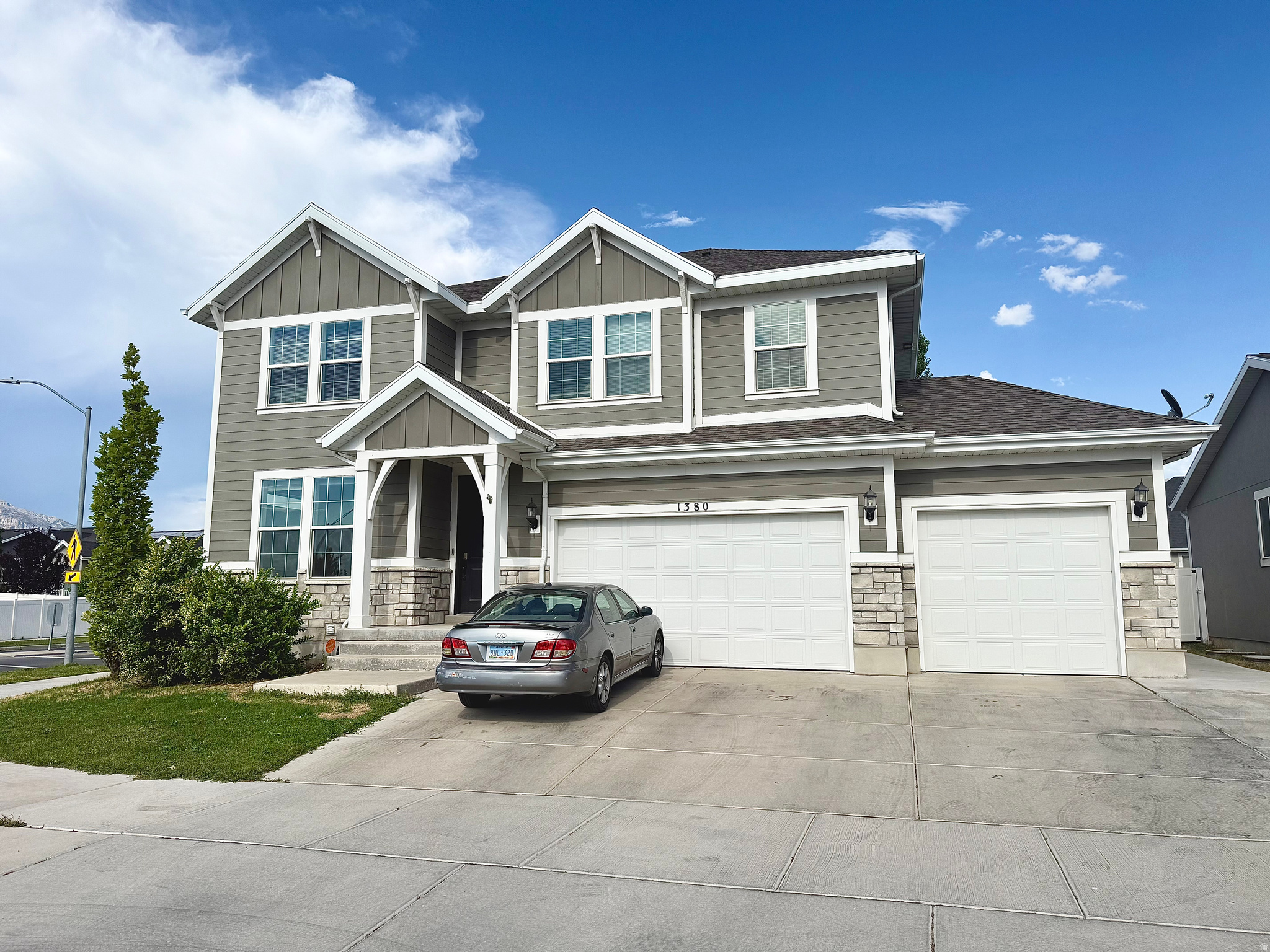 Better than new and move-in ready! Skip the wait and save compared to purchasing a new build in the surrounding communities. Situated on a desirable corner lot in one of Provo's newest neighborhoods, this home offers modern finishes, a spacious layout, and exceptional value. The fully finished mother-in-law apartment features its own private entrance. Residents enjoy access to the community's brand-new clubhouse and swimming pool, adding to the neighborhood's outstanding amenities. Conveniently located near shopping, schools, parks, and commuter routes. Don't miss this opportunity to own a like-new home that's ready for immediate occupancy. Buyer and Buyer's Agent to verify all information.
