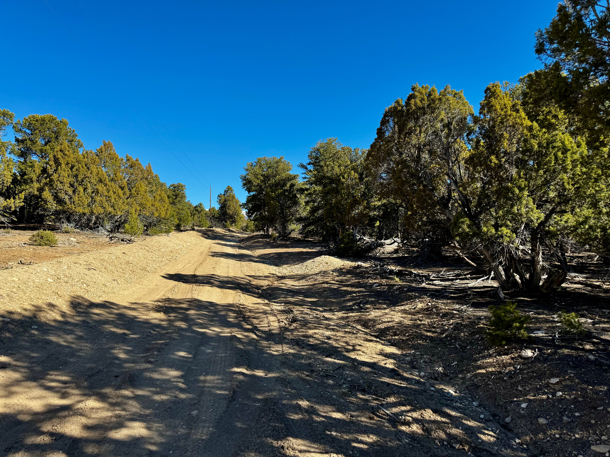 If you are looking for seclusion in the beautiful Tabby Valley this land is for you. It is located on a private road behind a locked gate without an HOA. The land is covered with pine and juniper trees giving you a great deal of privacy. The terrain is very flat making the land all very buildable.  This land has great development potential.  Power and water (Hanna water) available at buyers expense on the western boundary of the property. Strata also has fiberoptic internet along the property boundary. The parcel could possibly be split with Duchesne County approval making it possible to build multiple homes on this property. Don't miss this opportunity! There is an additional 1.25 acre lot (Parcel #00-0005-3656) listed separately.  Acreage figures are provided as a courtesy estimate only. Buyer is advised to obtain an independent measurement.