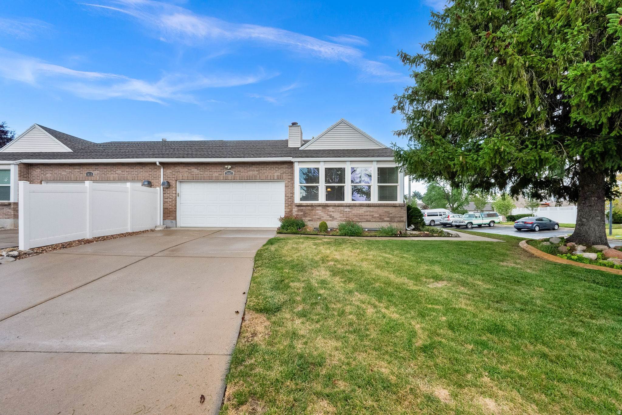 You'll love this charming, well-maintained home located in a clean, quiet neighborhood. The primary bathroom features a walk-in shower, and the basement offers new carpet, two new windows, and a spacious family room with built-in cabinets and counter space. There's also a great space for a home office or den, along with a half bathroom with plumbing behind it to add a tub or shower. The unfinished area provides plenty of room for a workshop or hobby space, or it can easily be finished as an additional bedroom. The community amenities include a tennis court, a pavilion with picnic tables and horseshoe pits-perfect for family gatherings-and gated RV parking for secure storage. Don't miss your chance to make this home yours. Schedule your showing today! Square footage figures are provided as a courtesy estimate only and were obtained from county records. Buyer and buyer's agent are advised to verify all information.