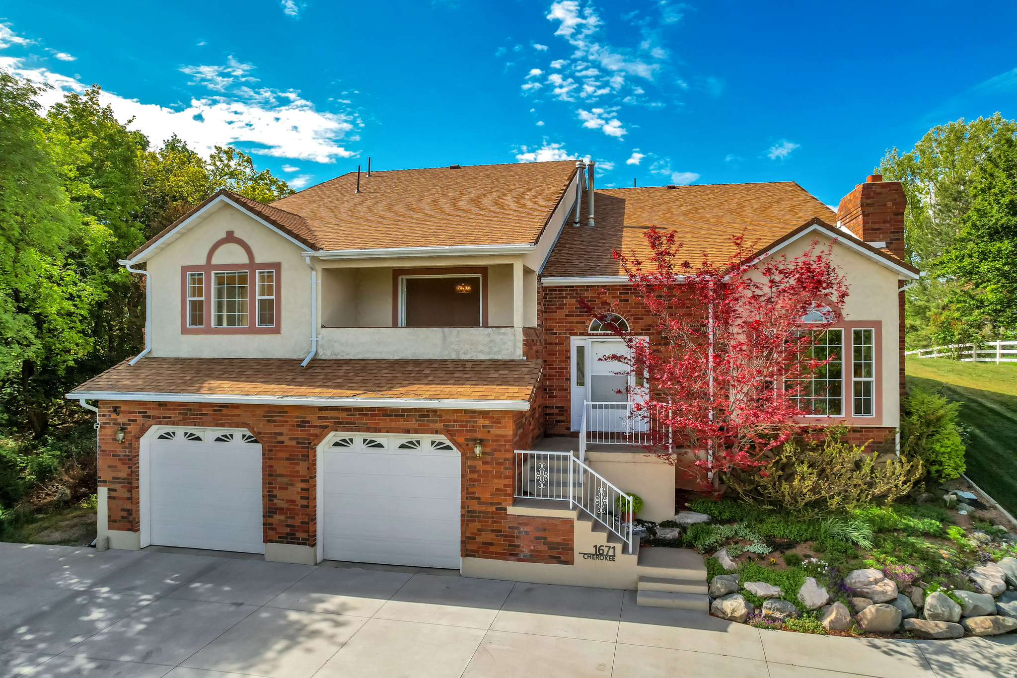 Situated on a quiet cul-de-sac in Shadow Valley, this custom-built 4-bedroom home offers stunning views! views! views! of the mountains from the front and back.  It is perched atop a 1.2-acre lot with no backyard neighbors to obstruct your views.  It features a new, HEATED driveway.   Inside, you will find a functional layout that offers flexibility for a variety of living needs.  The upper floor has two bedrooms with en-suite bathrooms, which could be used as two primary suites.  The primary bedroom also has a private covered deck.  The middle floor has 2 more bedrooms and a full bathroom.  The spacious kitchen features a large island, lots of natural light, and even a dumbwaiter from the basement for your groceries!   The huge 51' x 21' unfinished basement (with 20' ceilings) has plumbing stubbed for another bathroom.  It could be used for more bedrooms, a home theater, a golf room, etc.   There is also a huge 325 SF storage room in the basement that is not included in the square footage.  Conveniently located just minutes from outdoor recreation, WSU, Hill AFB, and Hwy 89, this property combines open space, scenic views, and versatile living in one of Ogden's most desirable bench locations.