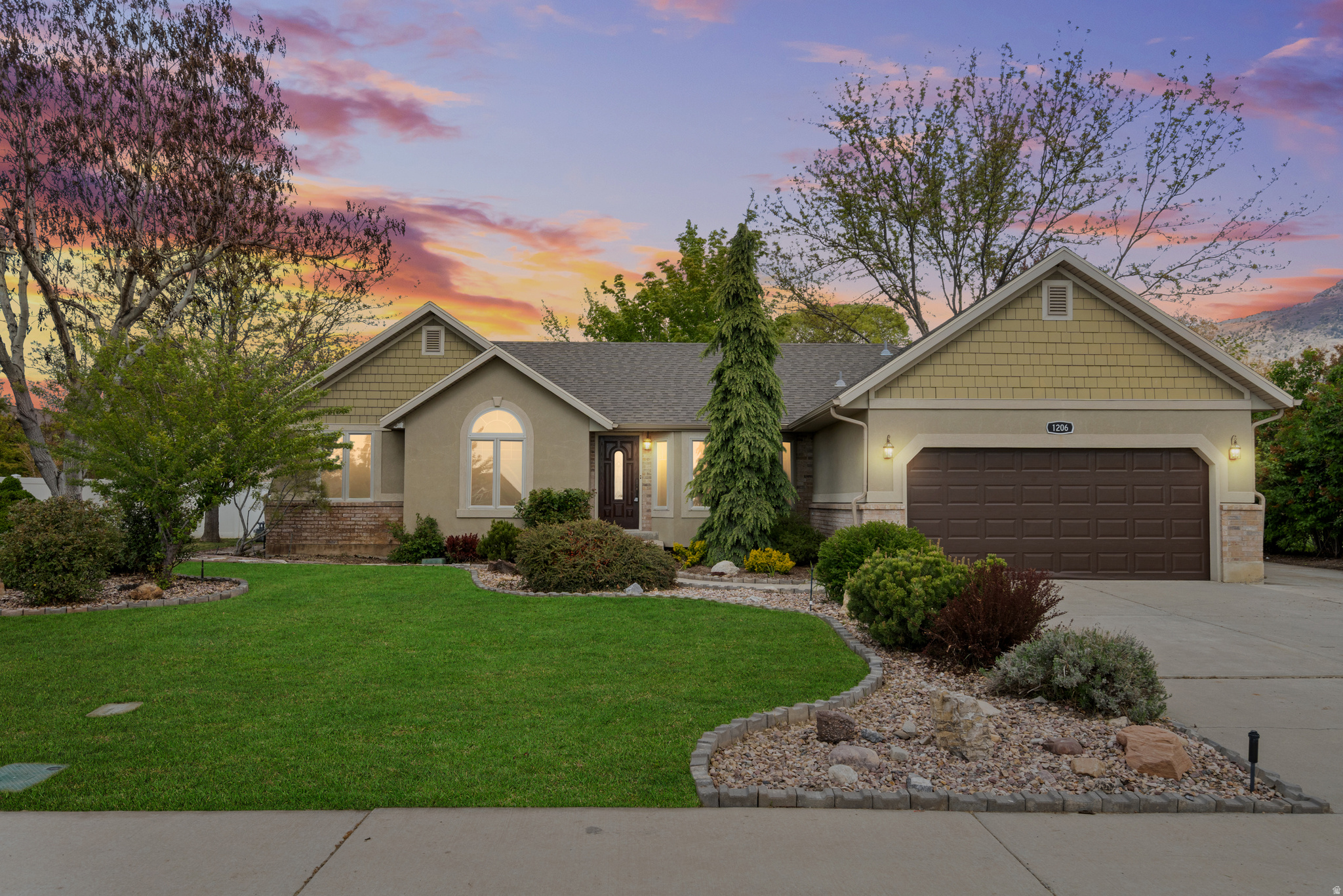Discover the perfect blend of space, comfort, and privacy in this beautifully updated rambler! Offering 6 bedrooms, 4 bathrooms, and 3,248 sq ft, this home sits on a generous 0.47-acre lot with stunning open views and no neighbors across the street-just peaceful farmland. Inside, you'll find updated flooring and fresh paint, creating a clean and inviting feel throughout. Major system updates include a new furnace, A/C, and roof in 2022, offering peace of mind for years to come.  Step outside to your own private retreat featuring a sprawling backyard with mature landscaping, producing walnut and mulberry trees, a firepit, and a dedicated garden area. A spacious deck with built-in seating creates the perfect setting for gatherings, while thoughtfully designed garden pathways wind through the yard, leading to a charming gazebo-an ideal space to relax, unwind, or entertain in a serene setting. RV parking adds even more versatility.  Enjoy the best of both worlds with a quiet, rural atmosphere while still being conveniently close to everyday amenities and nearby schools like American Heritage School and Lincoln Academy.  This is a must-see property offering space, privacy, and timeless outdoor appeal.  Square footage figures are provided as a courtesy estimate only and were obtained from county records.  Buyer is advised to obtain an independent measurement.
