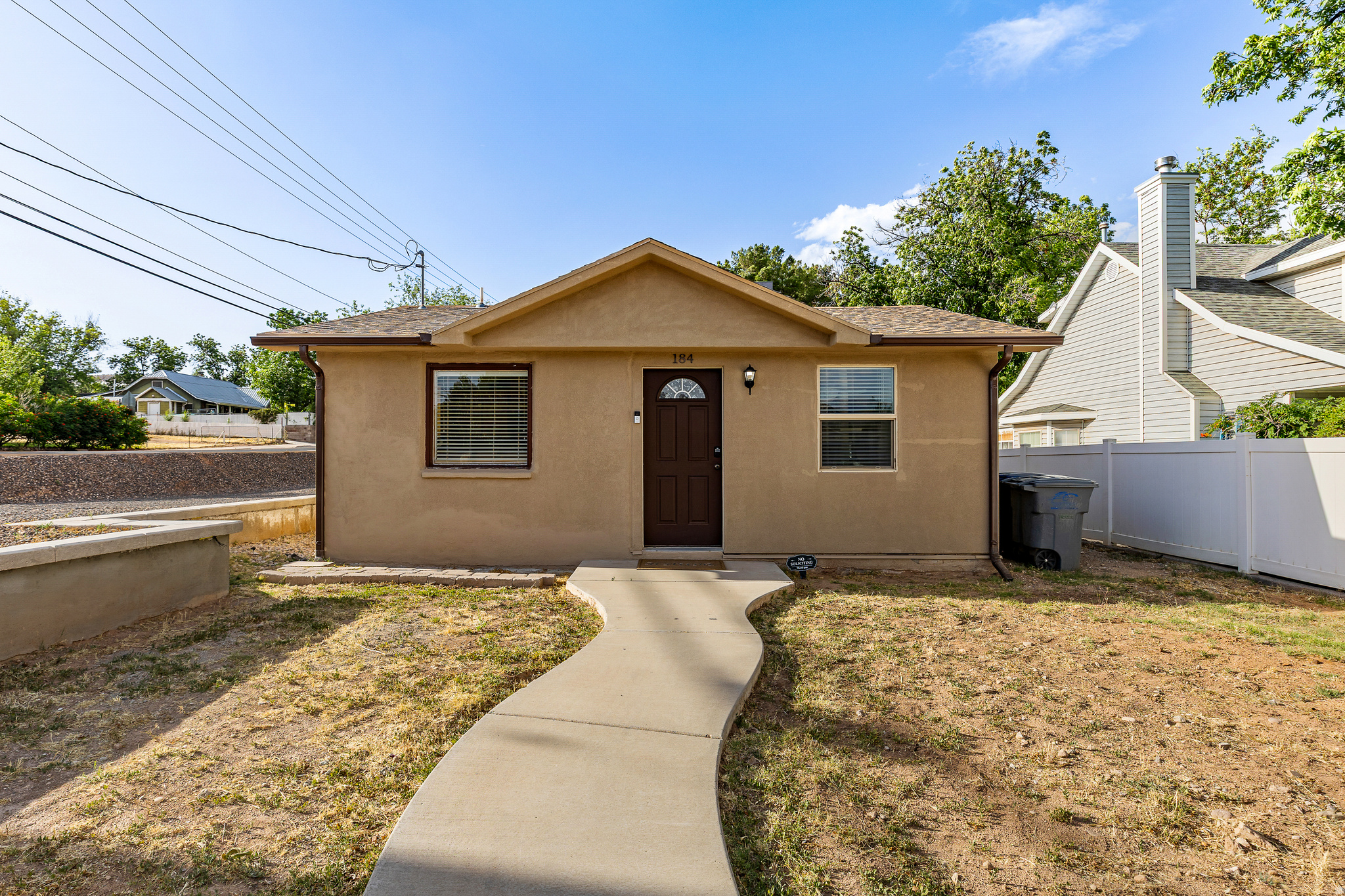 This recently remodeled 3-bedroom 2 bath home is the perfect opportunity for investors, first-time buyers, or those looking for a second home getaway. Beautifully updated kitchen & bath. New hot water heater along with a Spring Well water filtration system. No HOA restrictions. Conveniently located near Zion National Park, Sand Hollow Reservoir, Quail Reservoir, and endless outdoor recreation.