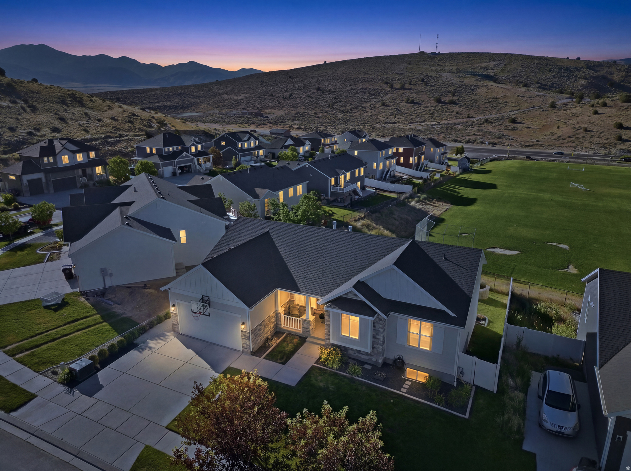 Welcome to this spacious Eagle Mountain rambler. With a rare 7-bedroom layout, 3 bathrooms, and a finished basement, this home provides room for everyone-whether you need extra bedrooms, guest space, a home office, playroom, gym, theater room, or multi-generational living options. This home has the versatility to meet your needs. The layout is designed for comfortable everyday living with plenty of space to gather, relax, and spread out. A cozy fireplace adds warmth to the main living area, while the finished basement gives the home added versatility and room to grow into your lifestyle. The attached garage, manageable yard, and established neighborhood setting make this home both practical and inviting. With mountain views, near everyday conveniences, this home delivers the space, function, and value that are hard to find. Come see it in person and imagine how easily this home can fit the way you live. Schedule your private showing today!