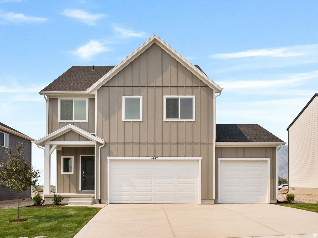 Meadow Creek - 914 - Wasatch. READY FOR MOVE-IN! Receive up to $20,000 in closing costs or ask about our rate buydowns when financing with our preferred lender! This home offers 4 bedrooms, 2.5 bathrooms, a family room, and a 3-car garage. The kitchen features gray craftsman-style cabinets, white quartz countertops and stainless steel appliances. Upstairs is the laundry room, owner's suite, and owners suite bathroom, three bedrooms, and one full bathroom. Square footage figures are provided as a courtesy estimate only and were obtained from builder. Buyer is advised to obtain an independent measurement.