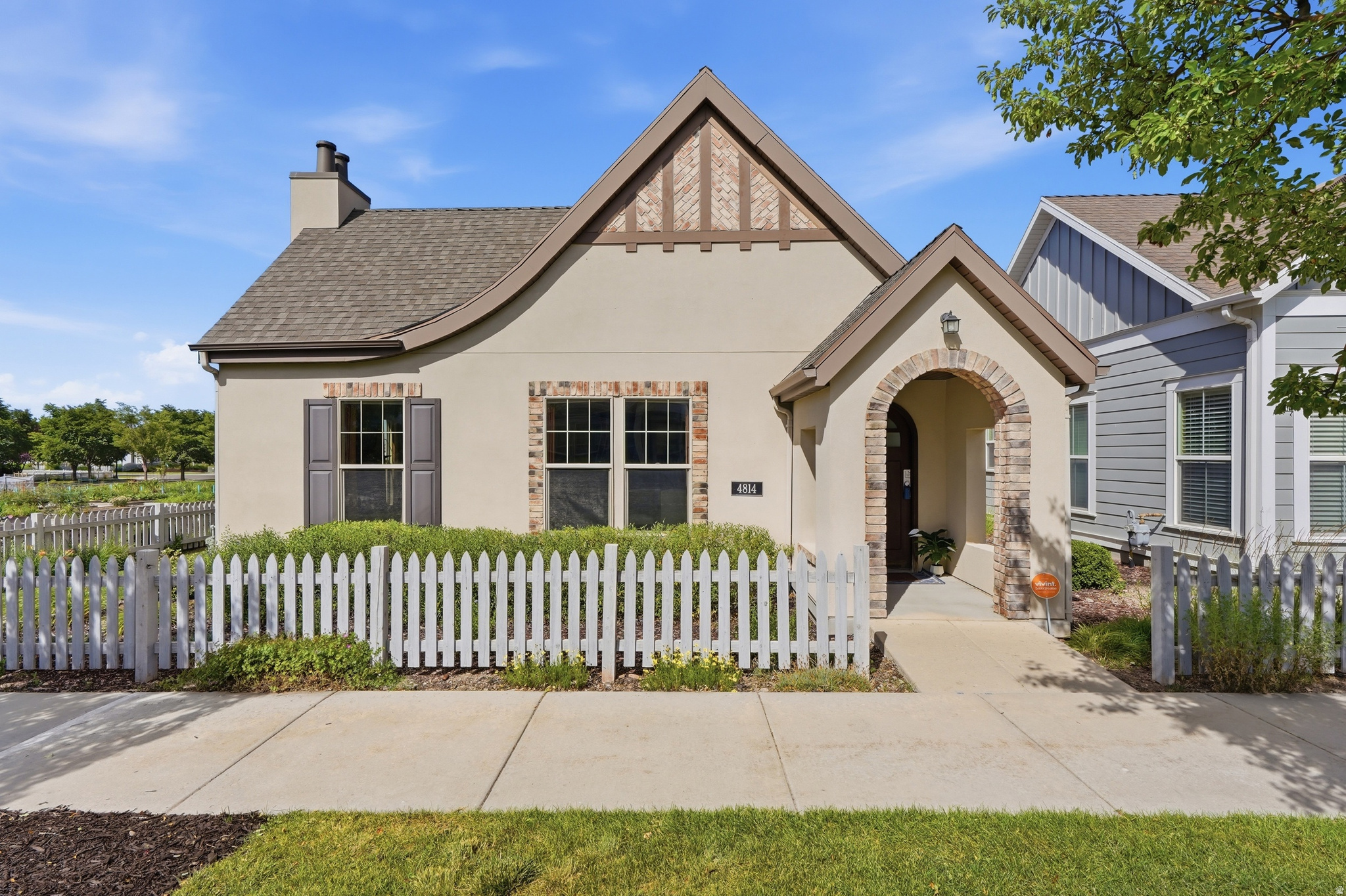 Welcome home to easy living in the heart of Daybreak's sought-after Garden Park 55+ community! This charming single-level home offers 2 bedrooms, 2 bathrooms, and the perfect blend of comfort, convenience, and low-maintenance living.  Ideally located just steps from Garden Park and the exclusive Garden Park Clubhouse, you'll enjoy a vibrant, active lifestyle with resort-style amenities right outside your door. Take advantage of multiple swimming pools, fitness centers, beautiful clubhouses, miles of walking and biking trails, community gardens, and the stunning Oquirrh Lake-all designed to help you stay active, social, and connected.  Inside, the thoughtfully designed floor plan offers comfortable single-level living with inviting spaces perfect for relaxing or entertaining. Whether you're looking to downsize without sacrificing quality or simply embrace the incredible Daybreak lifestyle, this home offers the best of both worlds.  Enjoy easy access to shopping, dining, community events, and everything that makes Daybreak one of Utah's most desirable neighborhoods. This is more than just a home-it's a lifestyle you'll love!