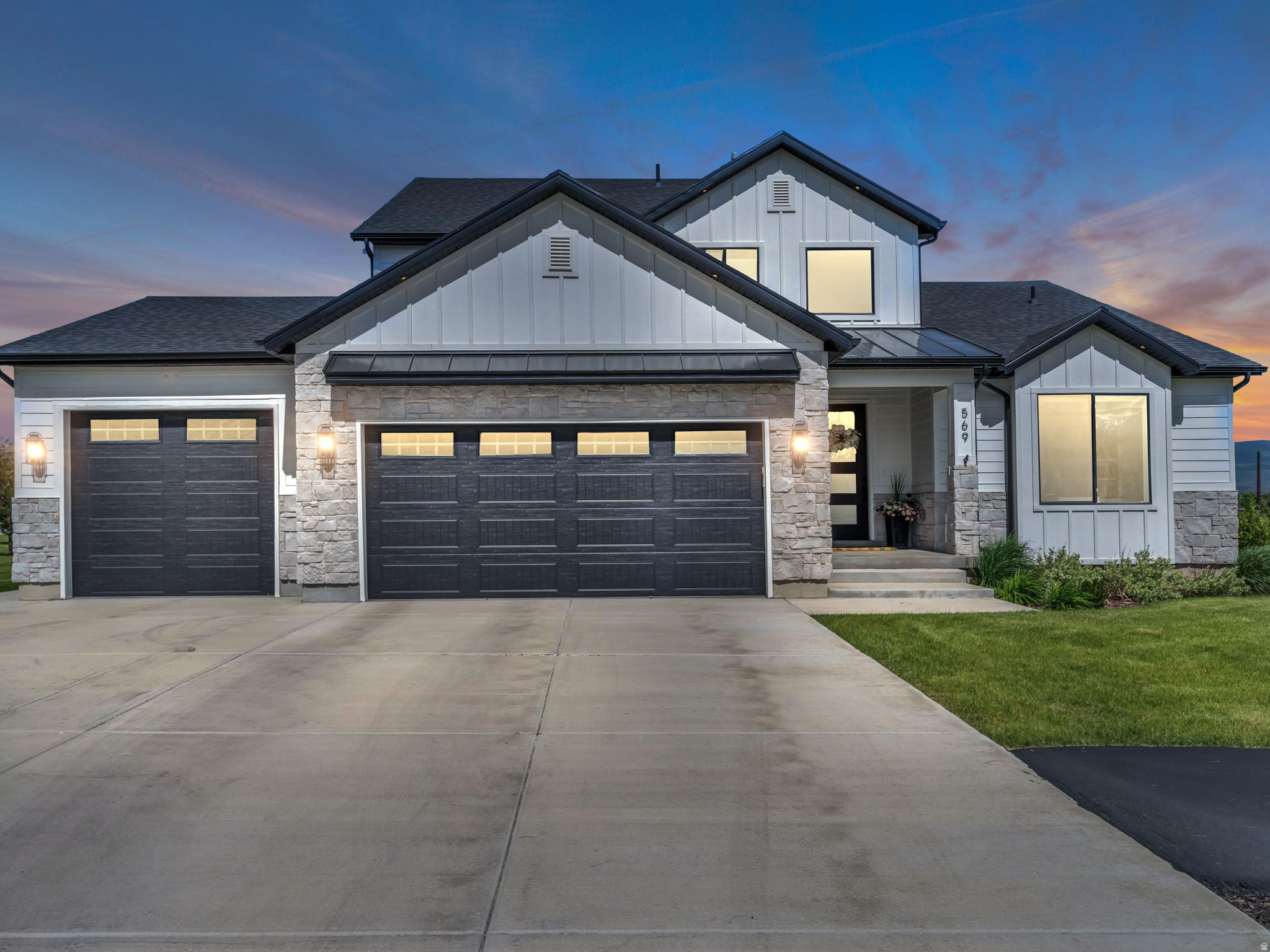 Welcome to this beautifully designed 6-bedroom, 4-bathroom home in the sought after Cascade Meadows subdivision. Built in 2022 and thoughtfully crafted for comfort. Nestled in one of Midway's exclusive communities, this spacious residence offers a perfect blend of modern elegance and cozy mountain living. Step inside to discover two full kitchens, perfect for hosting large gatherings or accommodating multigenerational living. The main kitchen features updated light fixtures and a freshly painted island, adding a modern touch to the heart of the home. Throughout the interior, a sophisticated blend of tile, luxury vinyl plank flooring, and high-end carpet complements the clean, contemporary design. Two fireplaces, including a newly added one in the basement, bring warmth and charm to both the main and lower-level living areas, creating inviting spaces for relaxation in every season. The home is as versatile as it is stylish, offering six well-sized bedrooms, expansive open-concept spaces, and abundant natural light that brings the outdoors in. Whether you're entertaining guests, accommodating a large family, or simply enjoying your own retreat, the layout delivers both ease and flexibility.   Outside, residents enjoy access to the community park, perfect for morning strolls, evening gatherings, or playtime with kids and pets. Located just minutes from world-class golf, fishing, skiing, and the scenic beauty of the Wasatch Mountains, this property positions you at the crossroads of recreation and relaxation.  Whether you're seeking a full-time residence, mountain getaway, or investment opportunity, this home in Midway delivers space, style, & lifestyle. *Great Value-Comps Available, contact listing agent.