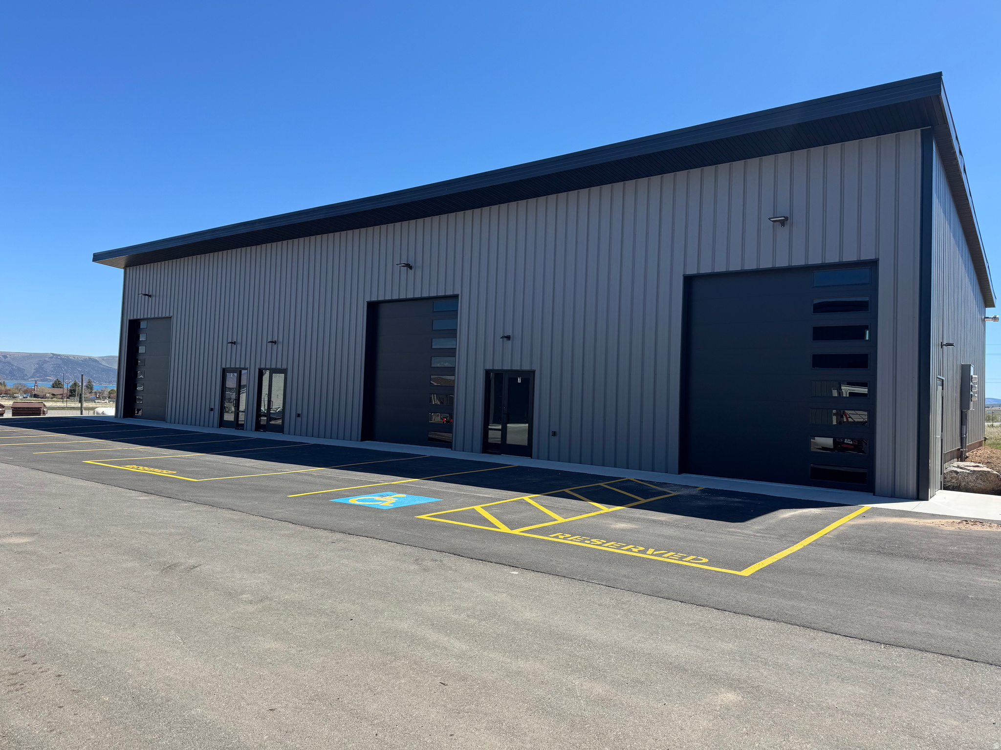 New flex units in the heart of Garden City, UT. Fully finished and complete with a restroom, heat and high bay lighting. 12x14 overhead doors with top quality openers. These units are ready for a wide array of business uses. See other listings for different unit sizes. List price is per unit.