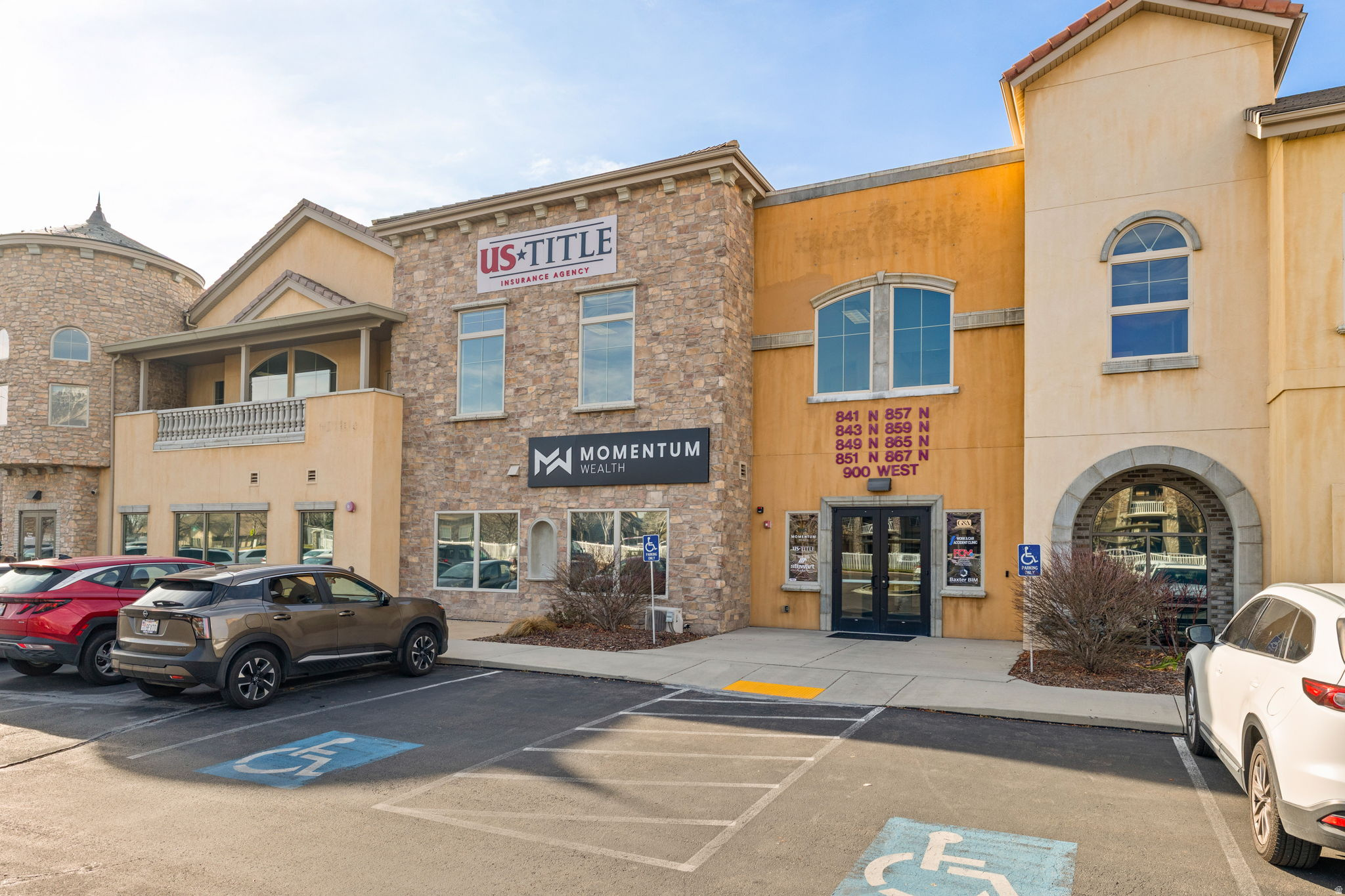 Prime Orem office suite ideally positioned for a growing professional firm. Located just off I-15 with immediate freeway access, this move-in ready space is surrounded by restaurants and amenities. It has everything your team needs within reach. The suite features five private offices, two executive suites, a large training/conference room, kitchen, copy room, elevator access, and ample parking directly out front. The flexible layout accommodates professional services, tech, consulting, and creative teams, with room to scale as your business grows. An excellent fit for SBA loan buyers. The rear executive suites can also be split off and leased or sold individually, adding built-in flexibility and income potential from day one.