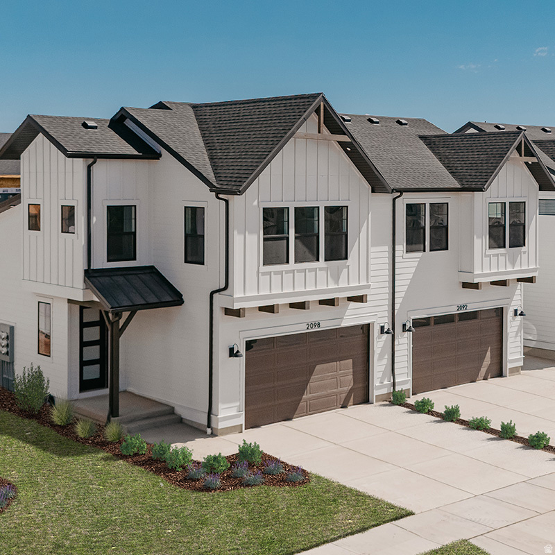 This end-unit Sierra townhome features four bedrooms, three and a half bathrooms, two-car garage and a spacious main living area with a tall ceiling in the living room. On the main floor, you will find a living room, semi-formal dining area, powder room, and kitchen with peninsula. Toward the back of the townhome there is access to a fenced off patio space. Upstairs, you will find the primary, which features an attached primary bath and closet. The finished basement adds an extra bedroom, bathroom and living area This home is located in Firefly, the master-planned community built specifically for kids to live life unplugged. Stop fighting over screen time and start reconnecting in an environment engineered to encourage play. Firefly isn't just a neighborhood, it's a 350+ acre network of parks, trails, and amenities designed to inspire adventure and activity. The day you move in, your kids will be enjoying the skate and wheels park, the bike pump track, the downhill mountain bike course, pickleball and basketball courts, neighborhood playgrounds, and miles of trails. Is your child shy? Firefly has the region's only full-time Activities Director curating weekly activities and events for all ages, encouraging families and neighbors to connect in nature. Located in Eagle Mountain, Firefly is an easy commute to the Silicon Slopes, with close proximity to shopping and entertainment. Just 40 miles south of Salt Lake City and 30 miles north of Provo, it's one of Utah County's fastest-growing cities. Book a tour of this beautiful Candlelight home, explore all the amenities, and see for yourself why Firefly is the best place in Utah to raise your kids.