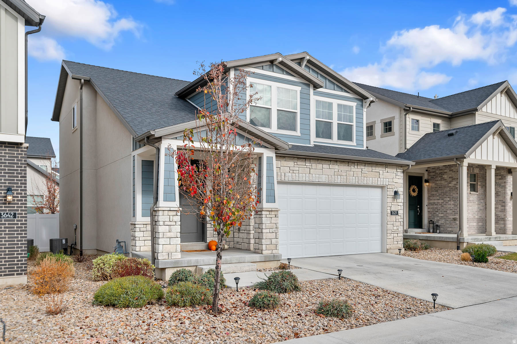 BRING YOUR OFFER! Gorgeous Single Family 2-story, 3bed/3bath & full basement w/room to add a 4th bedroom, 5th bedroom or family room & plumbed for full Bathroom.   The Holbrook Farms Development is just West of Thanksgiving Point Golf Course. Front & Backyard LANDSCAPE MAINTENANCE IS INCLUDED IN HOA!!! Great floor-plan w/open-concept design, abundant natural light, premium upgrades, solid-surface counters, gourmet kitchen with stainless appliances, a grand family room, luxurious primary suite boasts an oversized shower and expansive walk-in closet; upstairs laundry.  Fully fenced backyard with deck. Why share a wall with your neighbors when you can have privacy on land that is entirely yours.