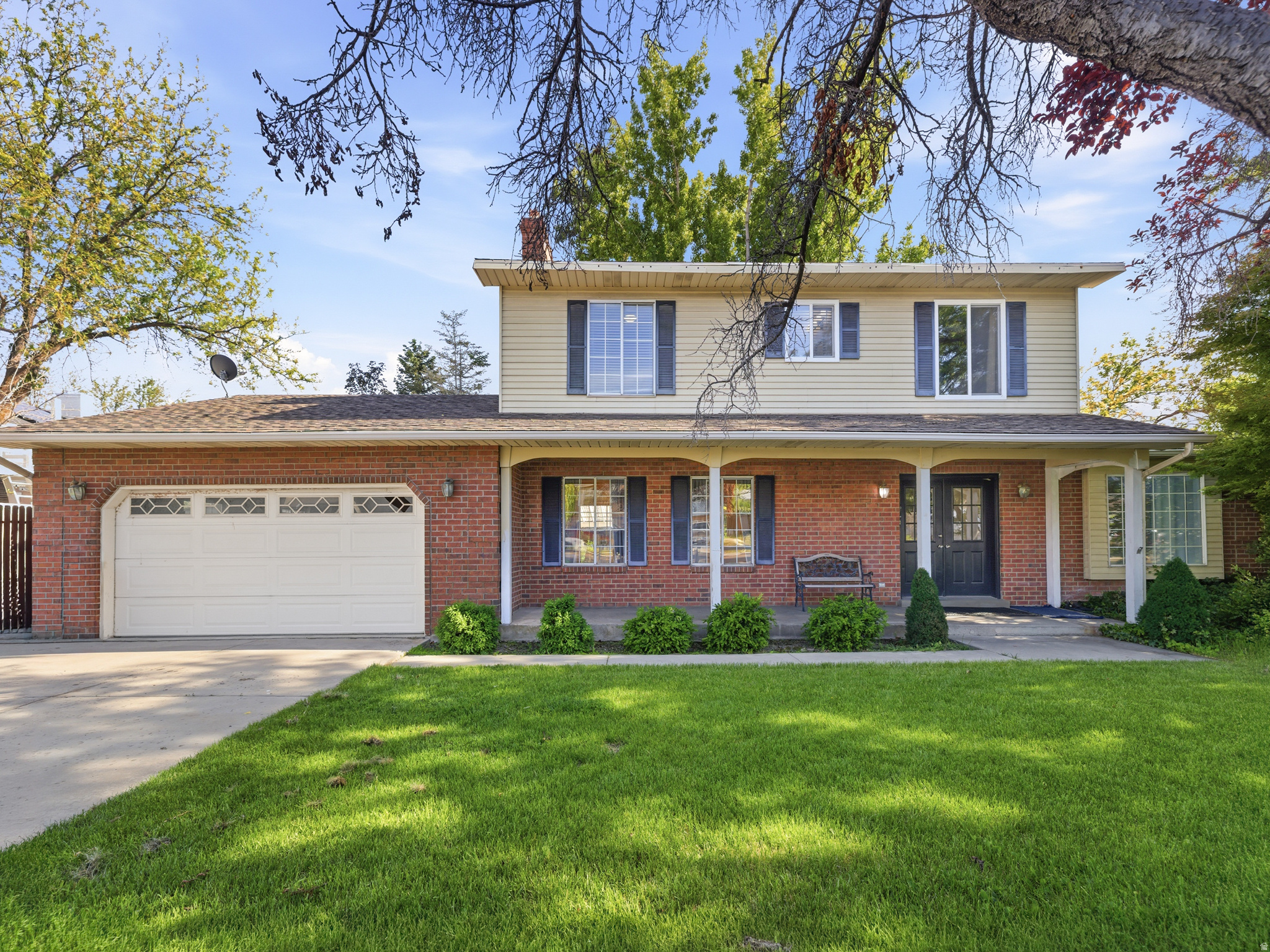 Located just blocks from Utah Valley University, this 3,286 sq ft Orem home sits on 0.24 acres and offers four bedrooms on the upper level, a finished walkout basement with a fully self-contained mother-in-law apartment featuring its own entrance, bathroom, laundry, and stove, plus an additional room perfect for a fifth bedroom or office. The main level features hardwood and bamboo flooring, a fireplace, double ovens, and a laundry room with plenty of storage. The oversized two-car garage offers extra depth, and the fully fenced backyard includes a covered patio, storage sheds, and garden space. A large covered front porch adds to the charm. Both furnaces and water heater have been recently replaced. The proximity to UVU makes this an excellent opportunity for buyers looking to offset mortgage expenses.