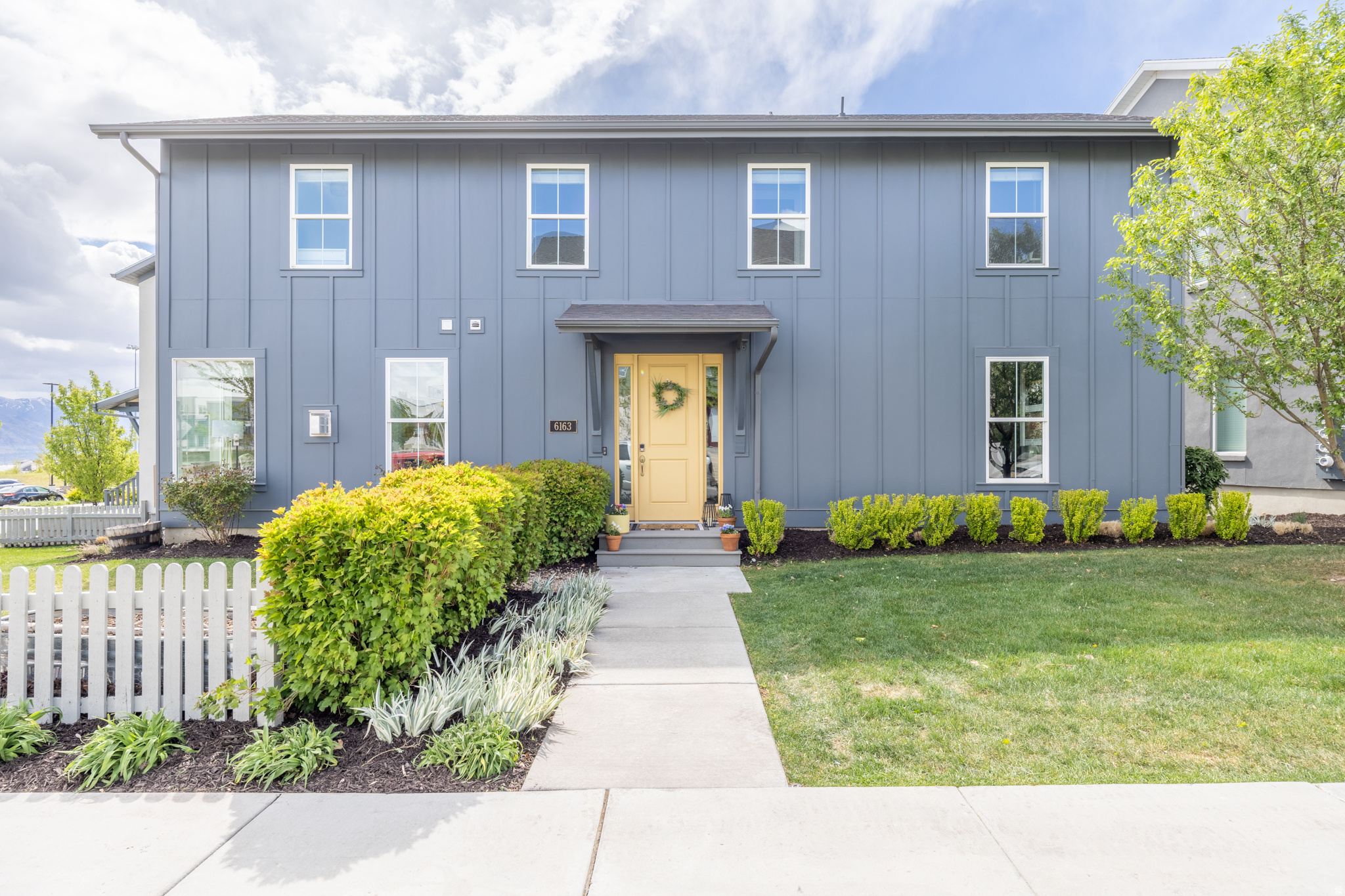 Experience the best of Daybreak living in this beautifully located end-row townhome! One of the standout features of this home is its incredible community. Friendly neighbors, young families, and a welcoming atmosphere make it easy to feel right at home.  Directly across the street, you'll find two community parks that come alive throughout the summer with outdoor movie nights, food truck events, carnivals, and neighborhood gatherings. A community pool is just a short walk away, along with a charming cafe and bakery, making it easy to enjoy the many amenities Daybreak has to offer.  Outdoor enthusiasts will love the extensive network of walking and biking trails that connect throughout the community.  Convenience is unmatched, with shopping, dining, entertainment, and everyday essentials all within minutes. Bike to the Ballpark district, restaurants, shops, movie theater, and the Daybreak library. Smith's grocery store is less than five minutes away, and the nearby TRAX station provides an easy commute throughout the Salt Lake Valley.  Families especially appreciate the abundance of parks, playgrounds, pools, community events, and recreational opportunities that make South Jordan one of the area's most desirable places to live. Despite being a townhome, this property shares only a small section of wall with the neighboring unit, offering added privacy and comfort.  This home combines an exceptional location, vibrant community, outdoor recreation, and everyday convenience- everything that makes Daybreak such a sought-after place to call home!