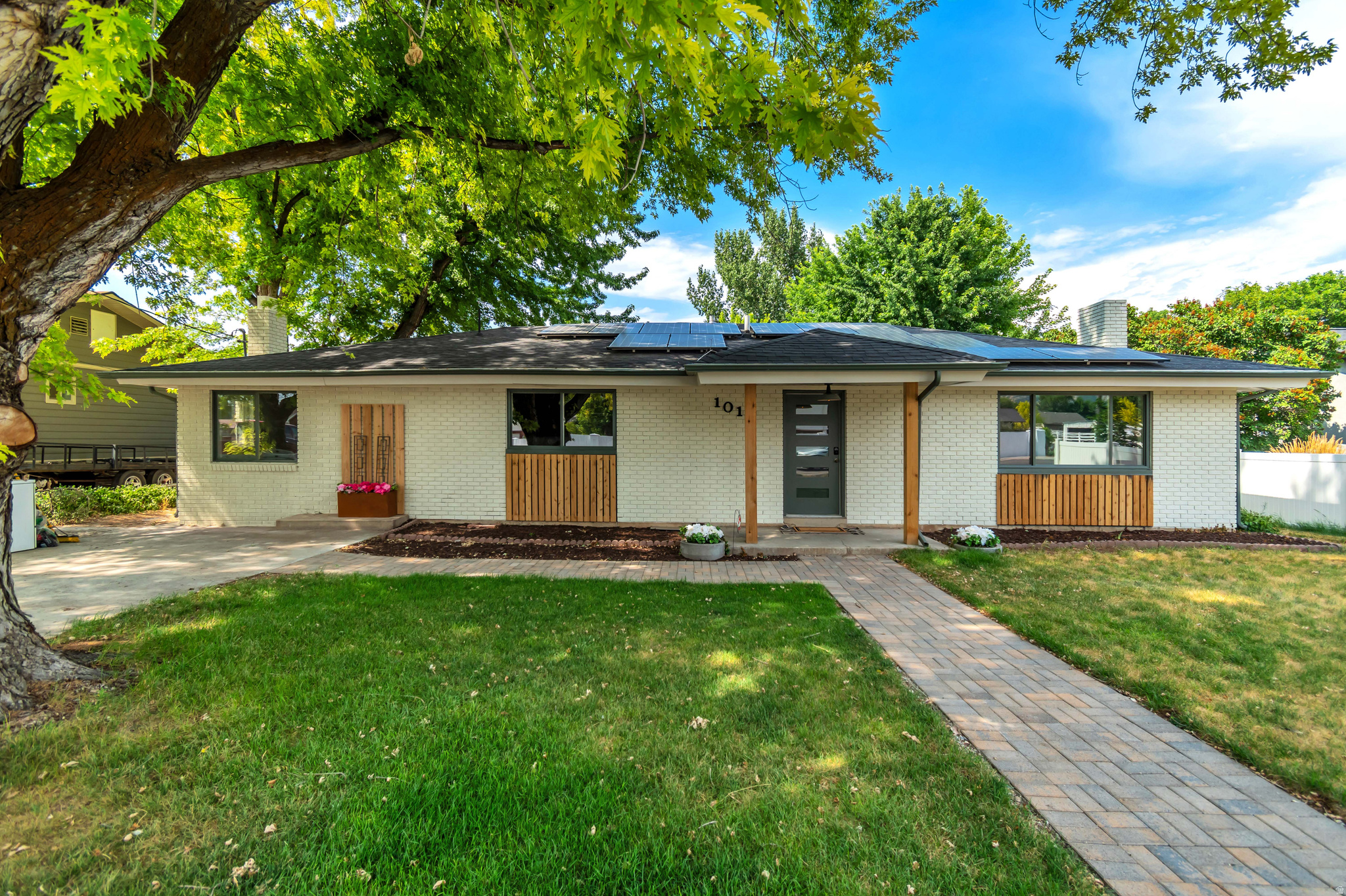 This Mapleton home has been thoughtfully redesigned with detail in mind.  The kitchen and bathrooms have been completely remodeled with custom tile work, new cabinetry, fixtures and countertops.  Updated electrical and plumbing, new flooring, paint and trim work with designer touches throughout.  Enjoy the perfect mix of small-town charm and modern conveniences in this move-in ready home!  Listing details are provided as a courtesy, and Buyer/Buyer's Agent are advised to verify all information.