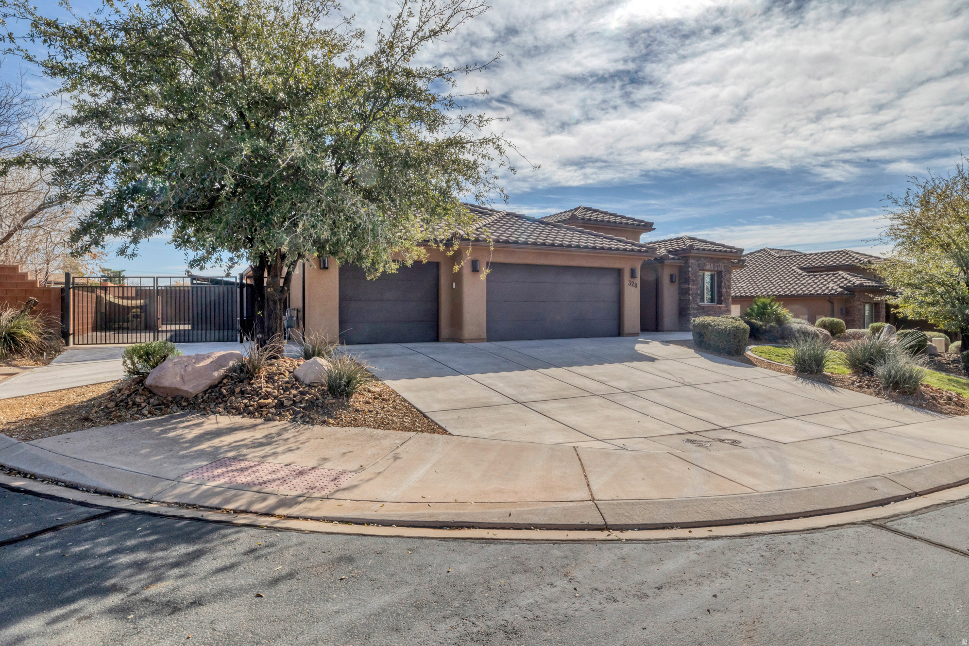HUGE Price Improvement. This beautiful home is located near Snow Canyon State Park and views of the Red Mountain! The home has been totally updated and features 4 large bedrooms, 2 full baths plus one half bath, has split floor plan with open concept, chefs kitchen with stainless appliances, quartz counters, engineered hardwood floors in living areas and tile floors in bathrooms and laundry room.  The backyard is an oasis waiting for it's new owners with a large inground salt water/ heated pool and large East facing backyard with gorgeous views for entertaining family and friends! Other features of the home are fully fenced yard, professionally landscaped auto sprinklers and a 3 stall garage. Call to schedule your own private showing today. Square footage figures are provided as a courtesy estimate only and were obtained from county records. Buyer is advised to obtain an independent measurement.