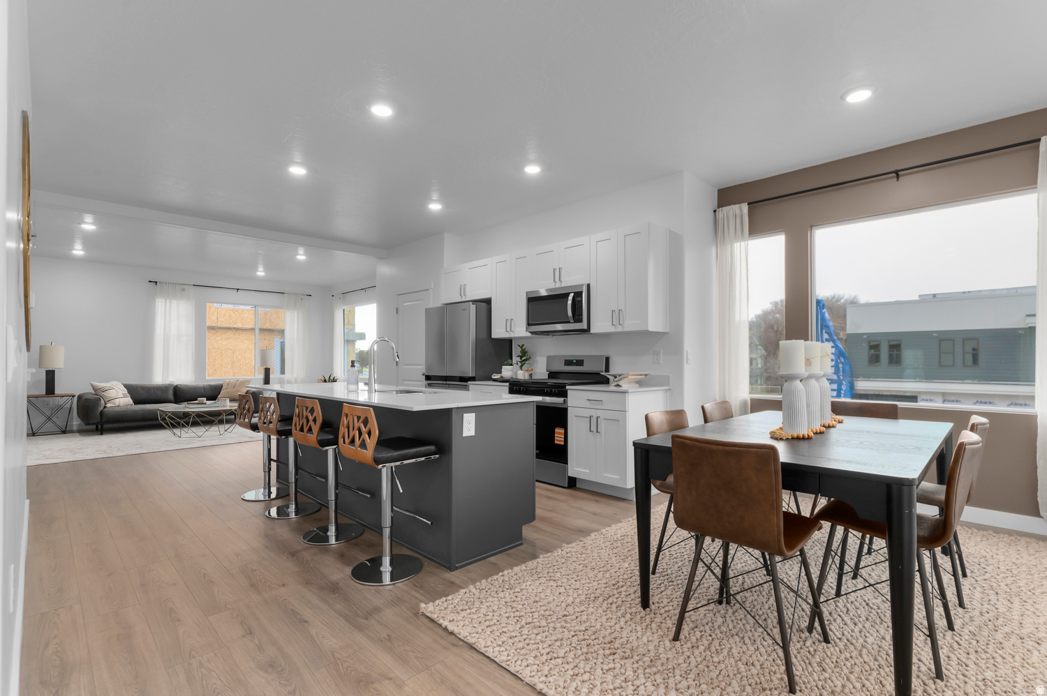 The Haven floor plan offers 4 bedrooms, 3 full baths, and a 2car garage with a spacious openconcept layout, 9ft ceilings, and abundant natural light. Ideally located near historic downtown Ogden close to the Temple, parks, dining, shopping, theaters, and freeway access. Included: Home Warranty, Active Radon Mitigation System & Smart Home Package. No guarantees regarding school districts. Photos of similar model; selections may vary. Buyers to verify colors, materials, options, and square footage, which is an estimate from building plans. Sales Center: Mon, Tue, Thu, Fri, Sat 116 | Wed 16 | Closed Sun. Call for appointment.