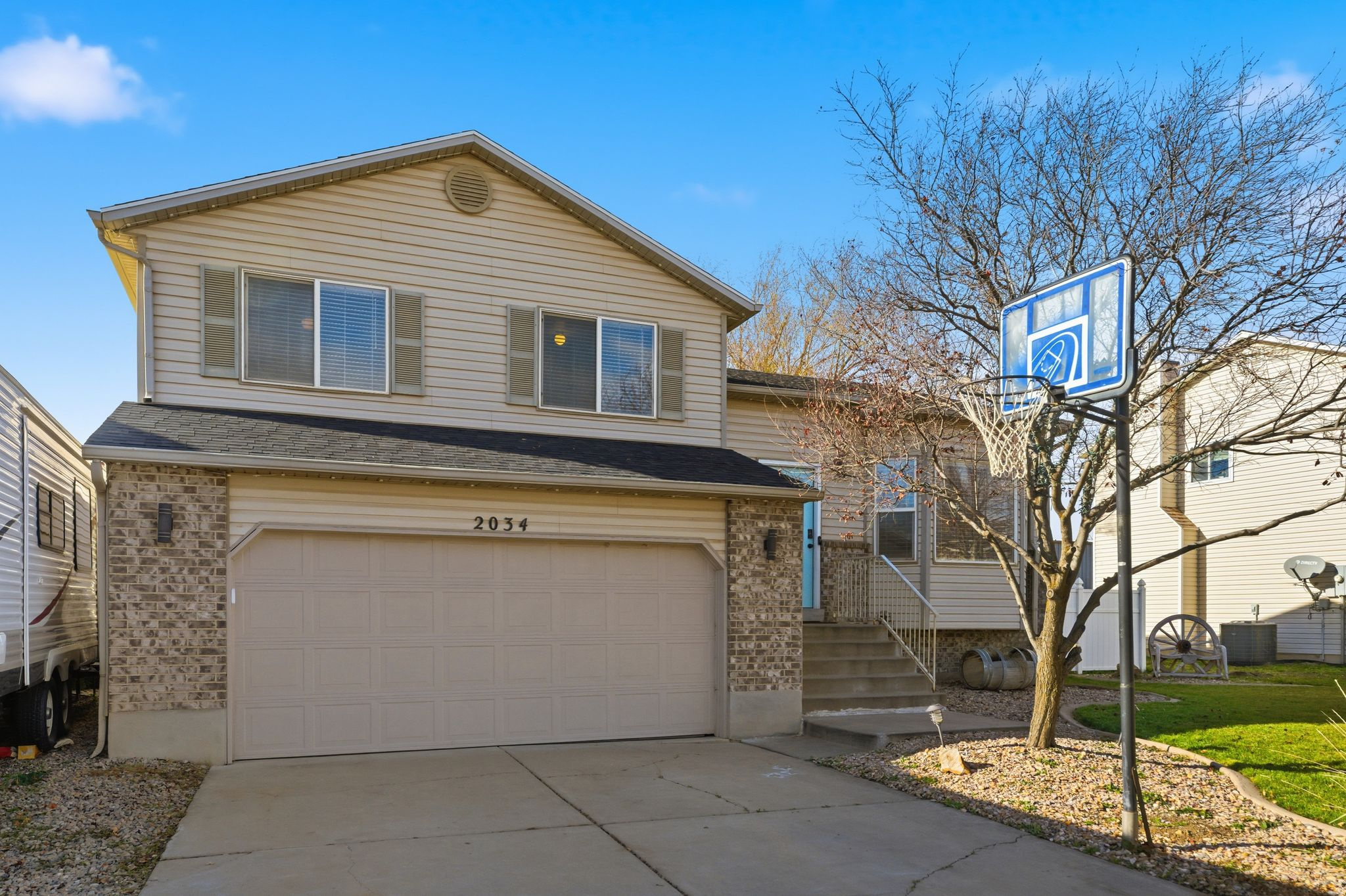 This delightful 4-bedroom 2-bathroom residence is ideally situated in a family-friendly and sought-after neighborhood, perfect for families and those who appreciate community living. The home has some recent updates and has been well cared for. The home is spacious and has a lot of storage with a crawl space. Step outside and enjoy a backyard that is ideal for summer barbecues or gardening, with plenty of room to make it your own. With the added benefit of a covered deck and RV parking. You'll have the perfect pace for your adventure vehicles or guest parking. Square footage figures are provided as a courtesy estimate only and were obtained from the property sketch in the county records. .  Buyer is advised to obtain an independent measurement.