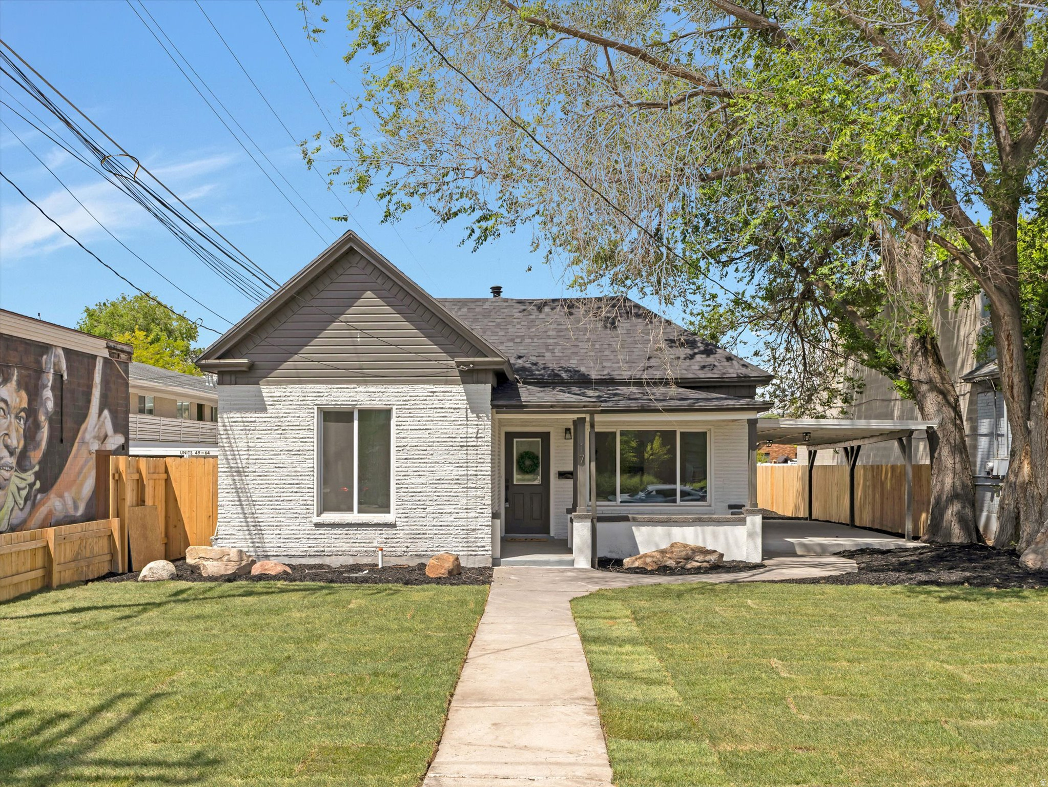 Wow! Fantastic home, with almost everything new. Fully permitted with New Roof, HVAC, Plumbing, Electrical, Kitchen, Bathrooms, Paint, Landscaping, Flooring, Doors and More! Rare master bedroom and two car garage with openers and great covered patio. Conveniently located in downtown Murray, walking distance to shops and resturaunts while only minutes from the freeway. * Information provided as a courtesy only, Buyer and Buyer's agents to verify all information. Easy to show. Vacant ....go and show.