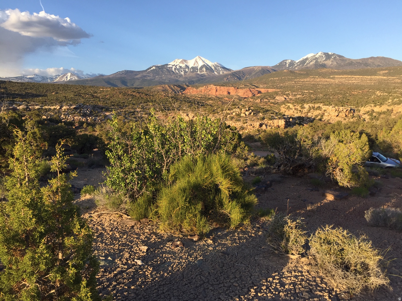 Beautiful residential/recreational property just 8 minutes from Moab, that offers fabulous desert and mountain views.  This lot, located just off Pole Canyon Road, offers striking views of the La Sal Mountains, the red fins of Behind the Rocks, Pole Canyon, and Kane Creek Canyon.  Power is conveniently located on the lot frontage.  New owner will install well and septic.  County maintained roads throughout the subdivision.  There are no HOA dues.  Sensible covenants are in place for the protection of property values. Owner financing is available.  Listing agent has partial ownership interest in lot.