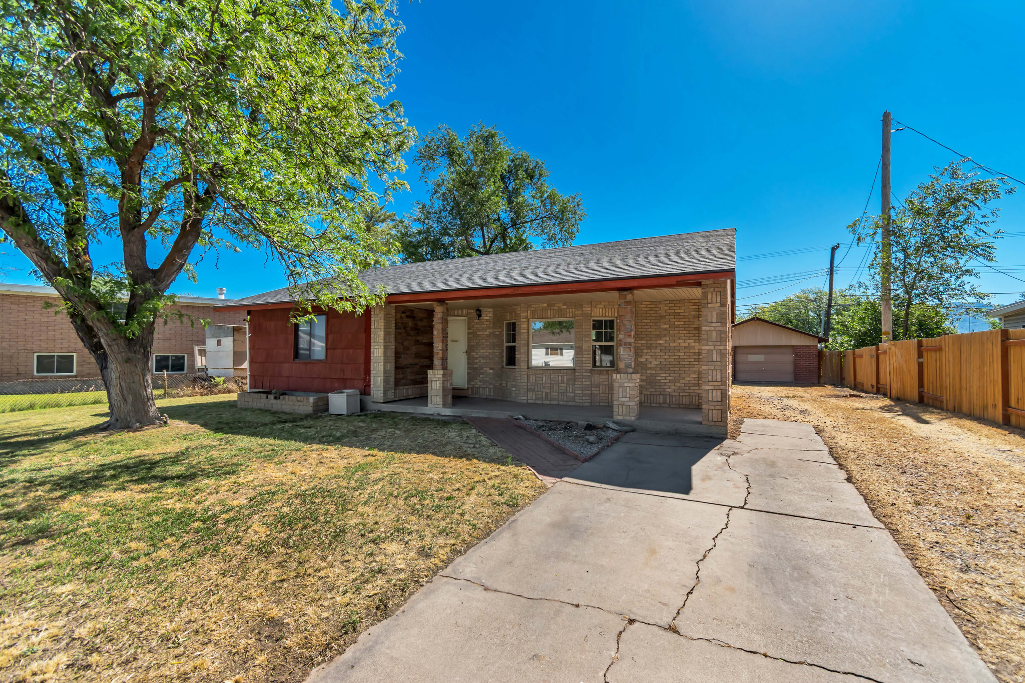 **OPEN HOUSE Saturday June 20th, 12:00-2:00pm** Wonderful home within walking distance of Stansbury Elementary School, minutes to I-215, restaurants, and Valley Fair Mall. This home features a brand new roof, brand new carpet, fully fenced yard with ample space for outdoor entertainment, and a detached garage. ** Seller is licensed Utah Real Estate broker
