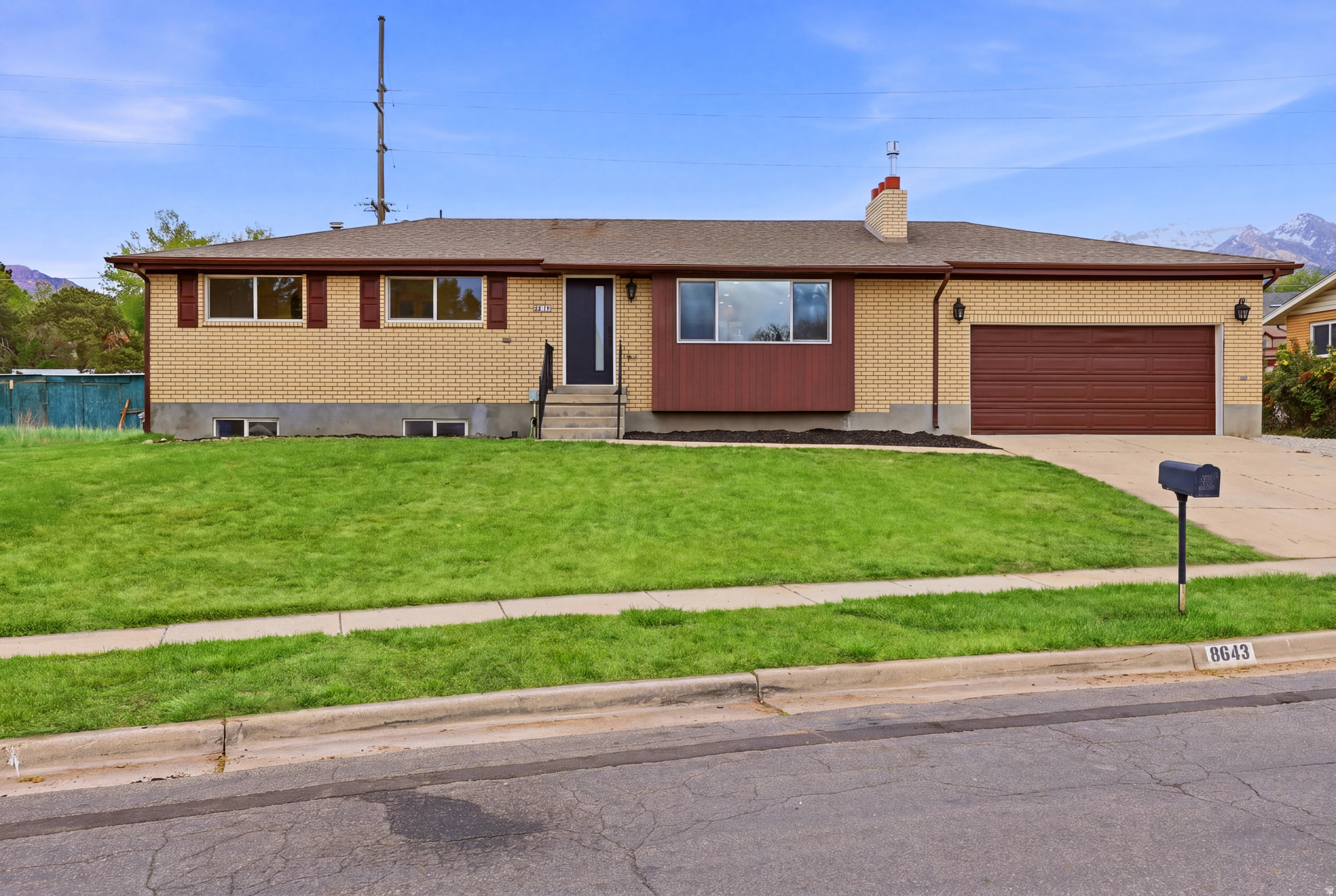 This stunning open concept rambler has been fully remodeled and sits on a rare .38 flat lot in Sandy.  Enjoy the beautiful mountain views from the comfort of a brand new kitchen or walk straight out onto the back deck.  The main level boasts 3 bedrooms, 2 bathrooms, stackable laundry space, and a great room connected to the kitchen.  The basement apartment has it's own separate entrance, 3 bedrooms, 1 bathroom, it's own kitchen, family room and laundry.  Designed to blend style and comfort, this beauty is ready for you to call it home.