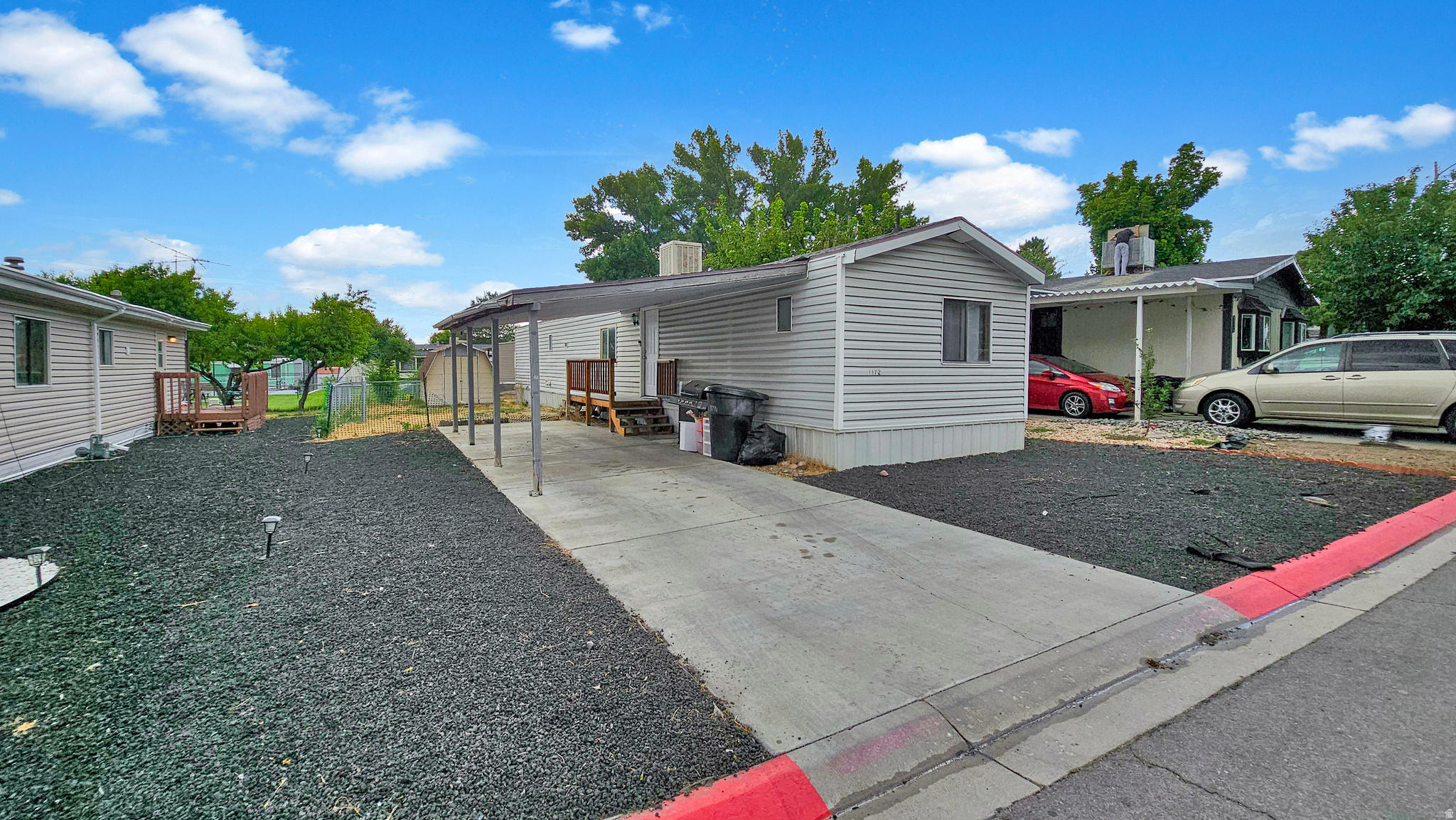 Remodeled in 2022 with New kitchen with granite countertops, new bathroom cabinets, lvp flooring everywhere but the bedrooms, stripped down to the studs and new insulation and Sheetrock installed.