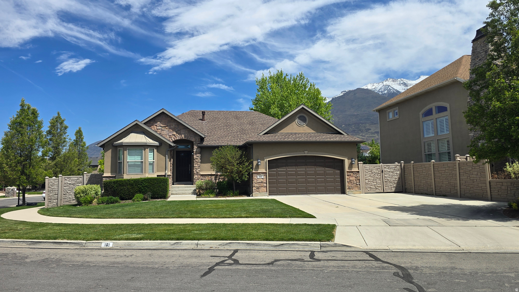 Fabulous location meets beautiful, move-in-ready living in this stunning 5-bedroom, 3-bath rambler located in a quiet, established North Orem subdivision. Just steps from Timpanogos High School and only minutes from Provo Canyon, Sundance Resort, the freeway, plus excellent shopping and dining, this home offers unbeatable convenience and lifestyle. Inside, you'll find an impressive layout with updated finishes throughout. The main floor features beautiful hardwood floors, vaulted ceilings, a spacious primary bedroom, and two additional bedrooms (one of which is ideal for a home office). There's also a convenient laundry room on this level. The fully finished basement adds significant living space with two more bedrooms, a large family room, a second laundry room, cold storage, a generous storage room, and plenty of closet space. The home has been upgraded with a new water softener and new water heater for peace of mind and everyday comfort. Outside, enjoy a fully fenced backyard complete with a shed-perfect for storage, hobbies, or play. This is a rare opportunity to own a well-maintained, updated, and exceptionally located home in North Orem. Don't miss your chance to make it yours!  Square footage figures are provided as a courtesy estimate only and were obtained from county records. Buyer is advised to obtain an independent measurement.
