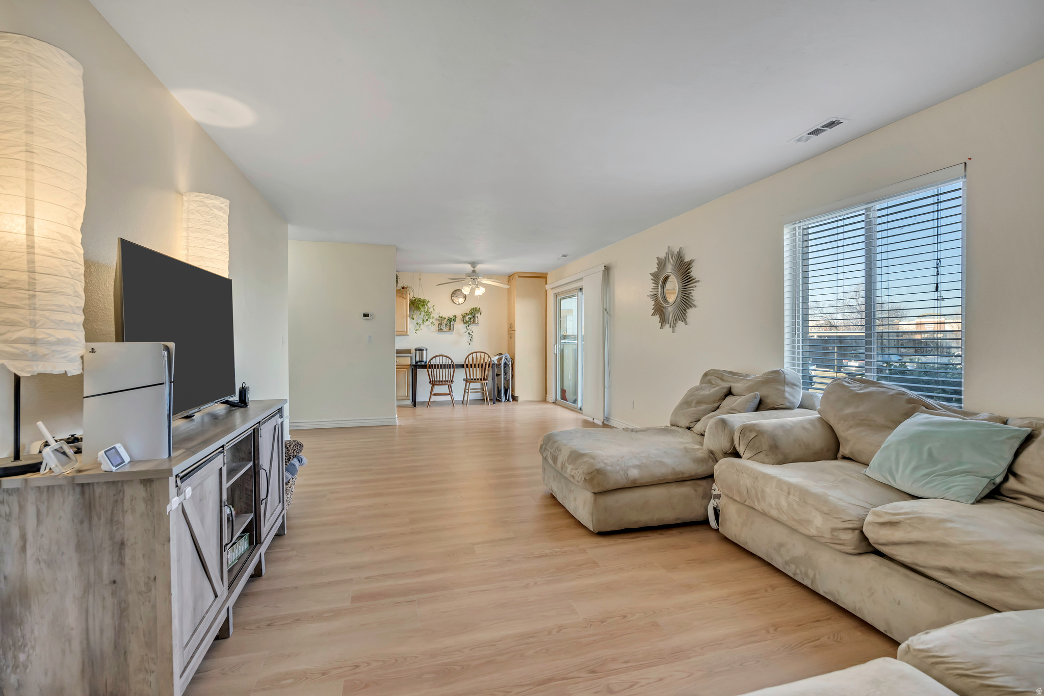 Hard-to-Find Ground-Floor 2-Bedroom Condo in Prime Bountiful Location! Don't miss this rare opportunity to own a ground-level 2-bedroom, 1-bath condo in the heart of Bountiful! Situated in a highly sought-after area with easy freeway access, and just minutes from shopping, restaurants, hiking trails, biking trails, and everyday conveniences. This well-maintained unit features a spacious and open floor plan with plenty of natural light. Enjoy the ease of single-level living, complete with an in-unit washer and dryer. The sliding glass door opens directly to your own private patio and garden area, perfect for relaxing or entertaining. You'll love the convenience of being just steps from the mailboxes and parking, with quick access through the rear entrance-no long walks here! Additional storage is available in the carport and in a shared space on the third floor. As an owner, you'll also enjoy access to a community club room and a charming gazebo, ideal for gatherings or simply unwinding outdoors. HOA fee includes gas, water, sewer, and trash, saving you $100s of dollars.