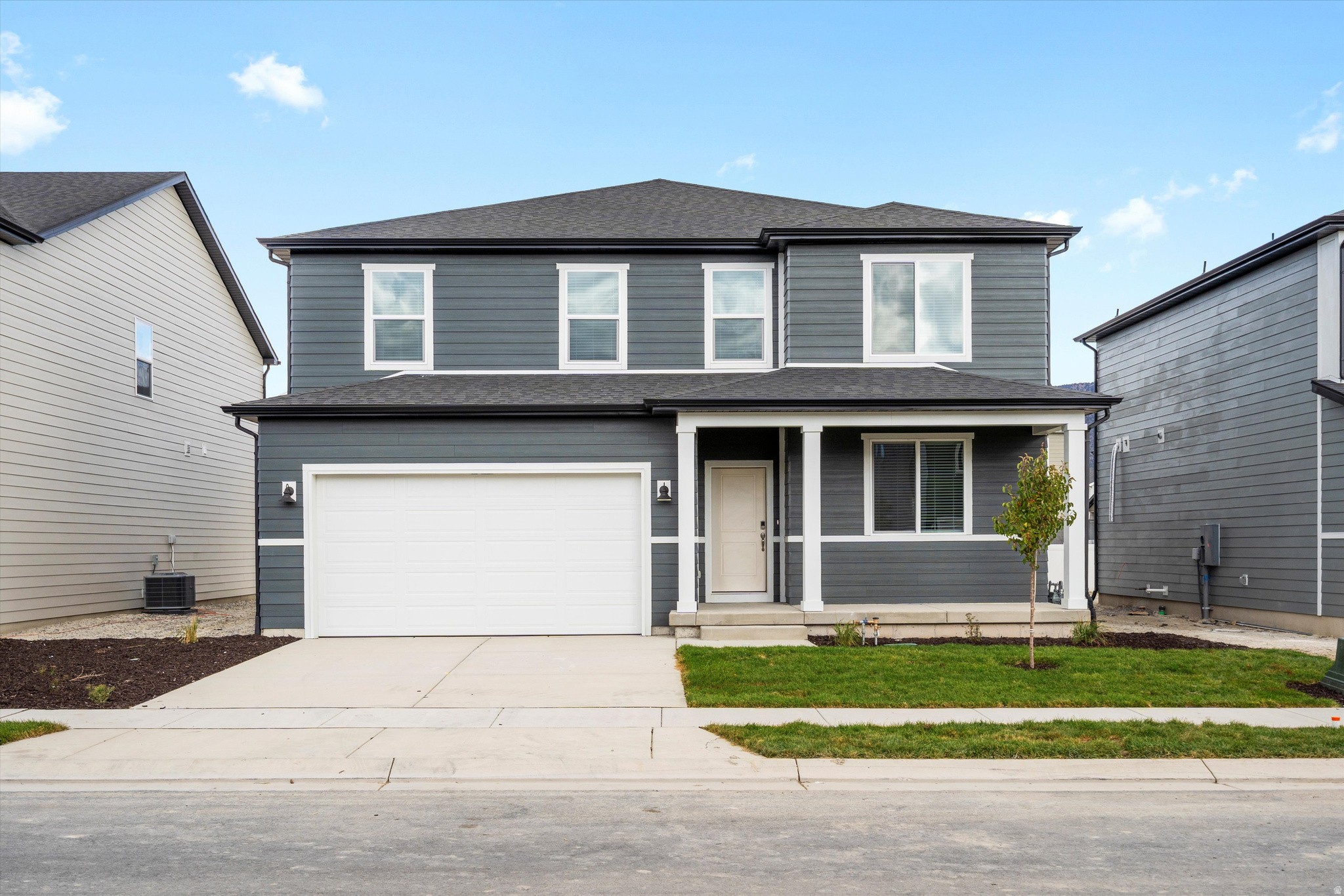 This five bedroom home offers generous space for entertaining and relaxing, with an open-concept kitchen and living area plus an unfinished basement for future living space. Upstairs, unwind in the primary suite. Move in ready with a washer, dryer, fridge and blinds throughout! Total home approx. sq. ft. 4,067.